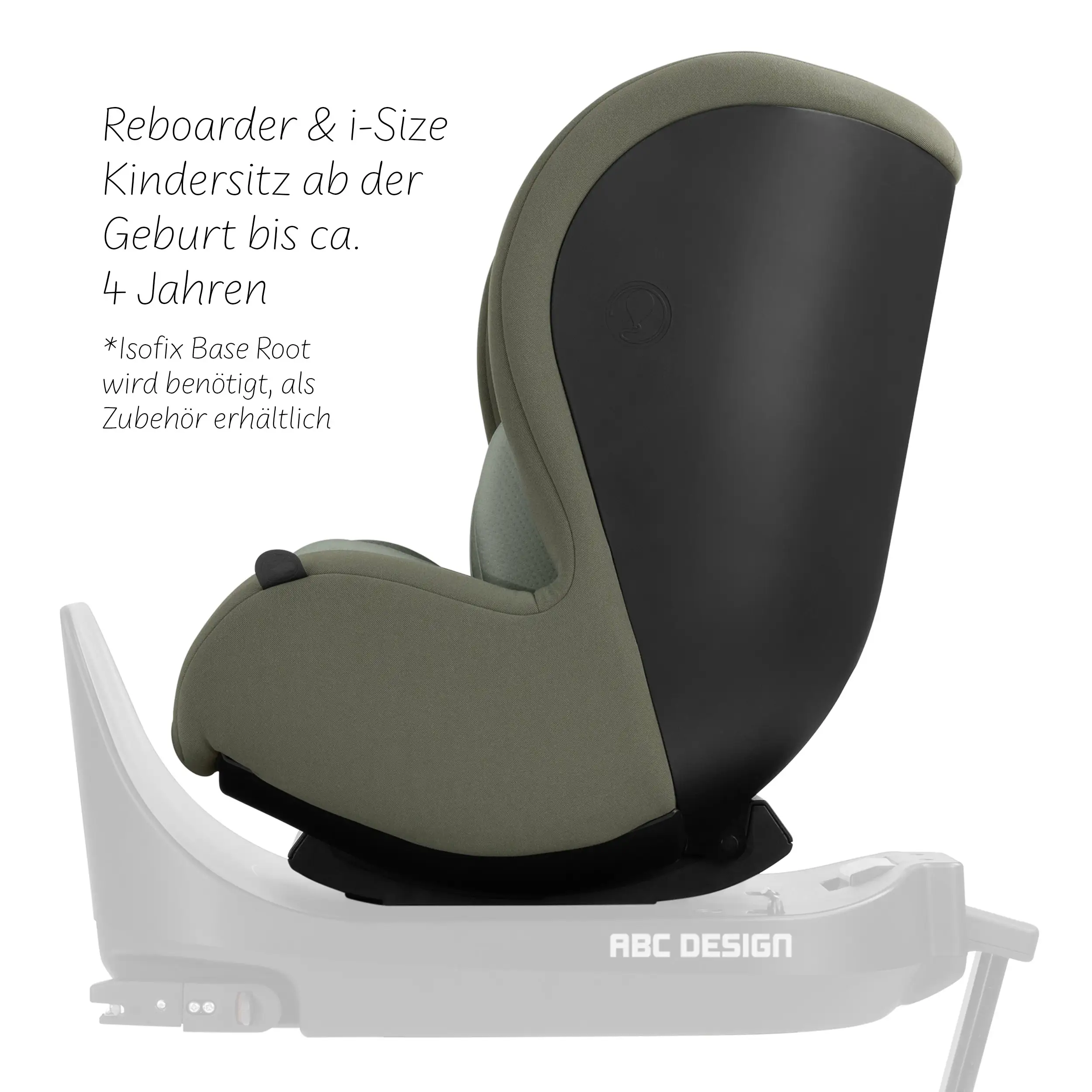 Reboard Car Seat Lily i-Size (from birth to 4 years) - Sage