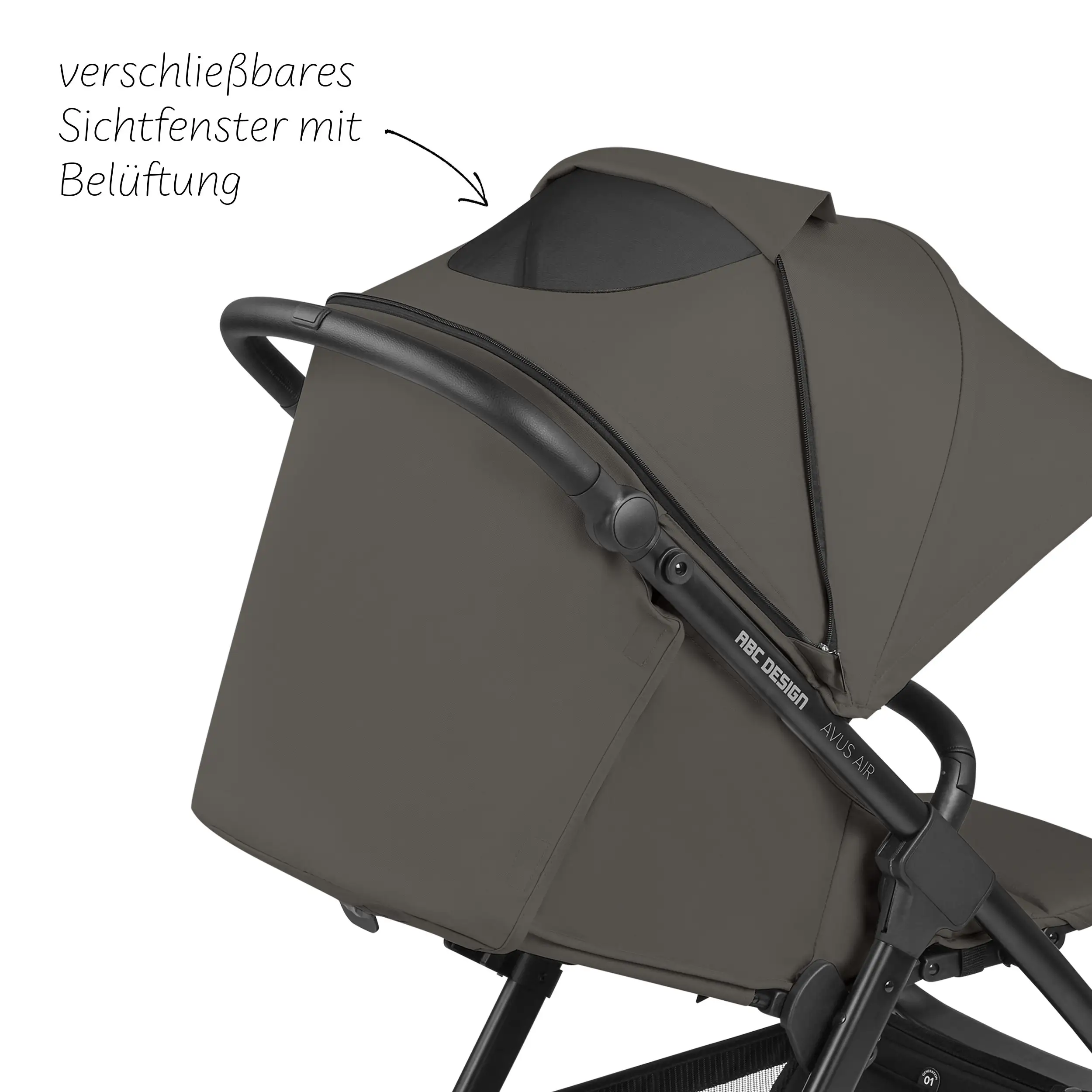Stroller Avus Air | With Air Tires - Cloud