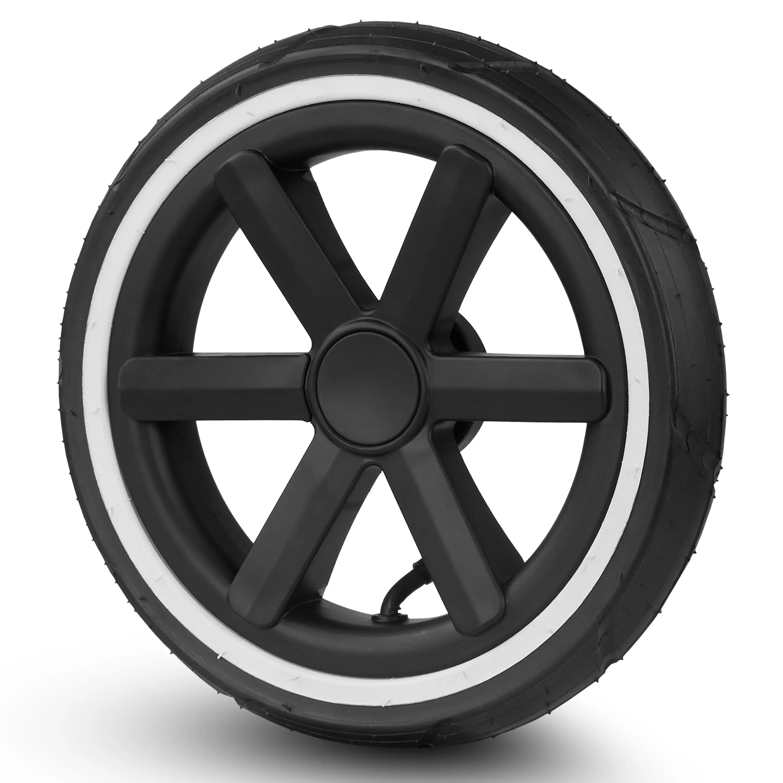 Rear wheel for Salsa 5 Air / Salsa 4 Air - Air wheels Black / White Wall