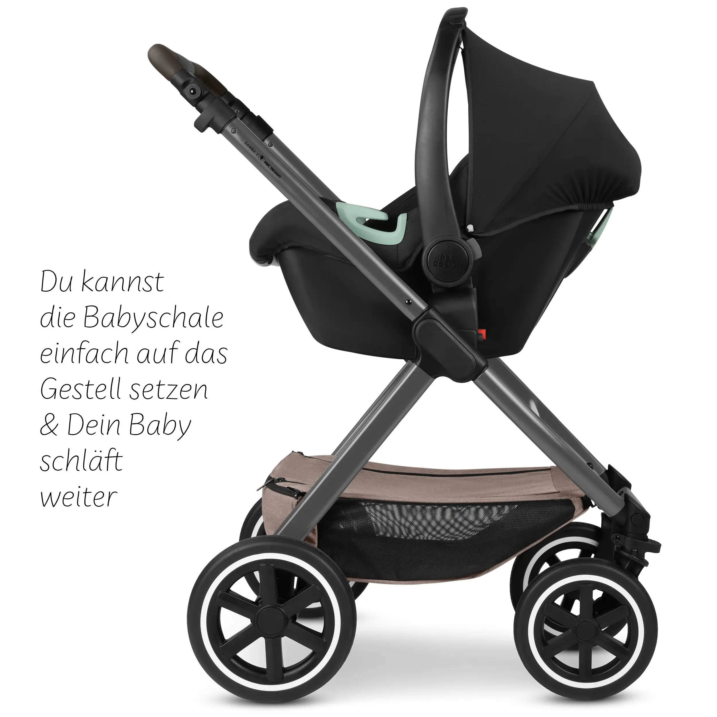3in1 Stroller Set Samba 2 - Camel