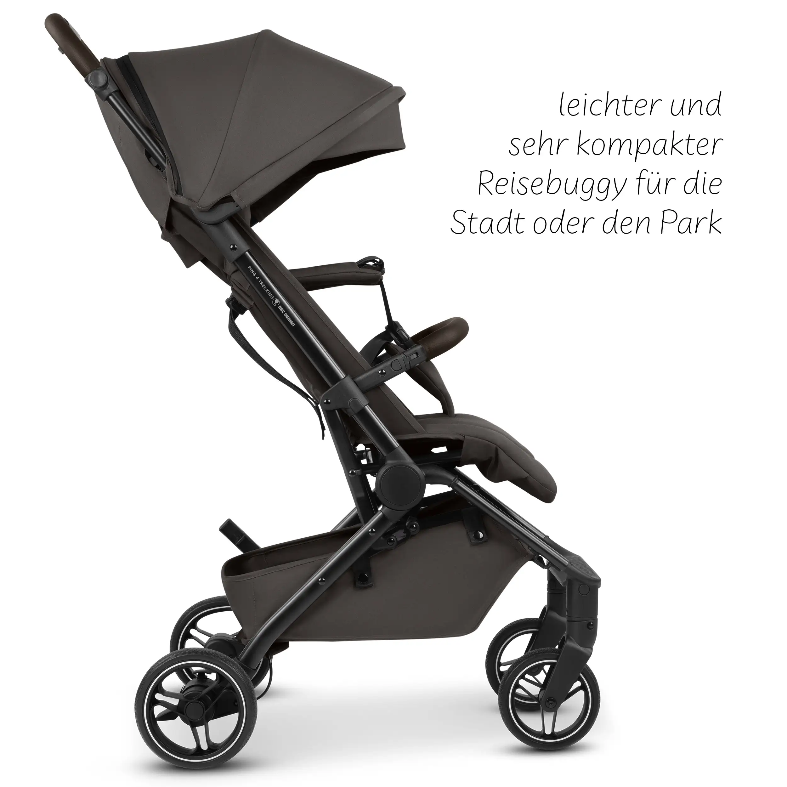 Ping 4 Trekking Travel Stroller - Nut