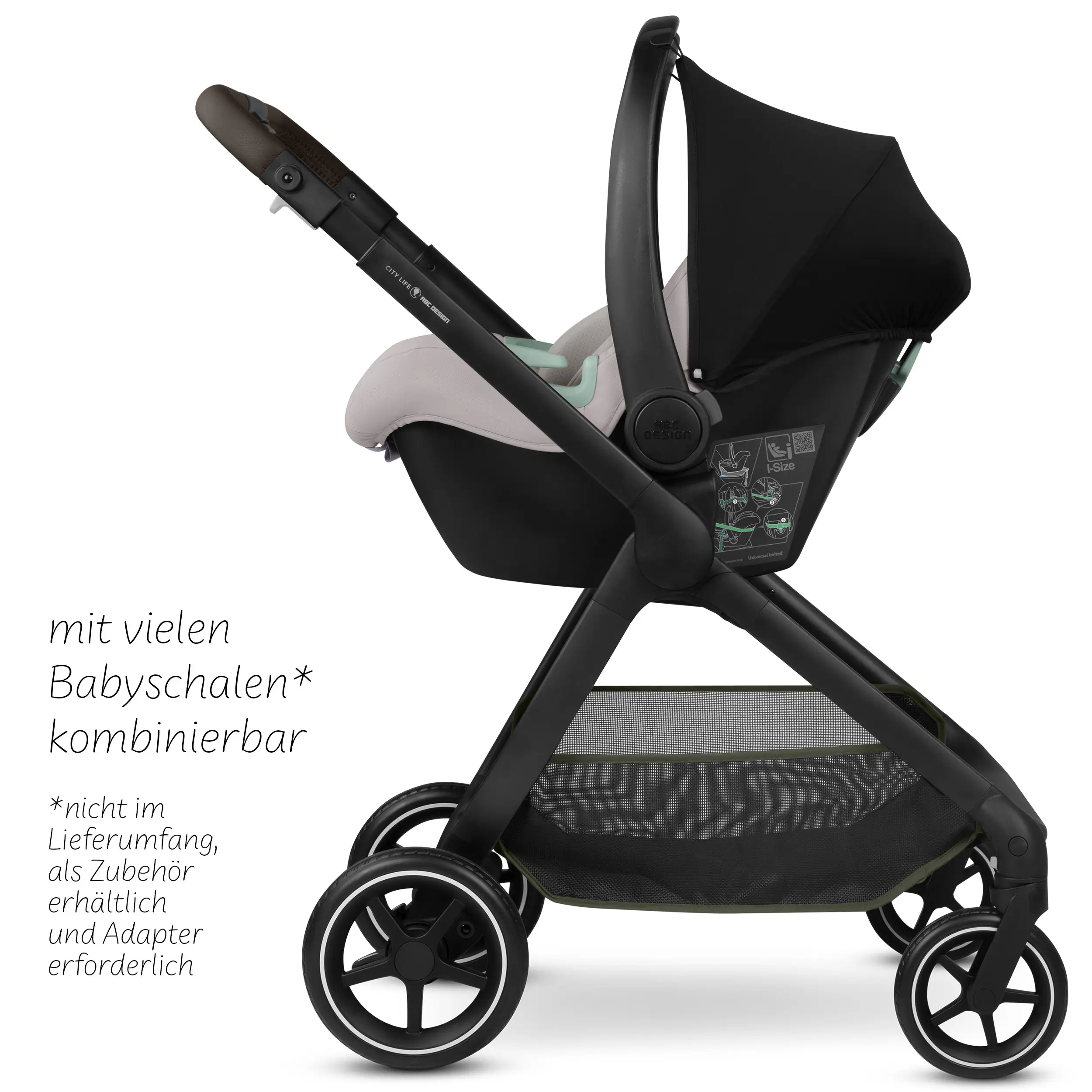 City Life Combi Stroller - Avocado