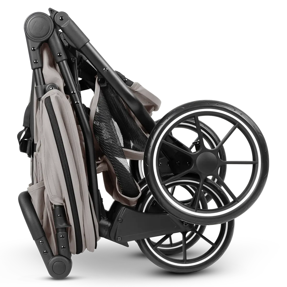 Stands on its own after being folded