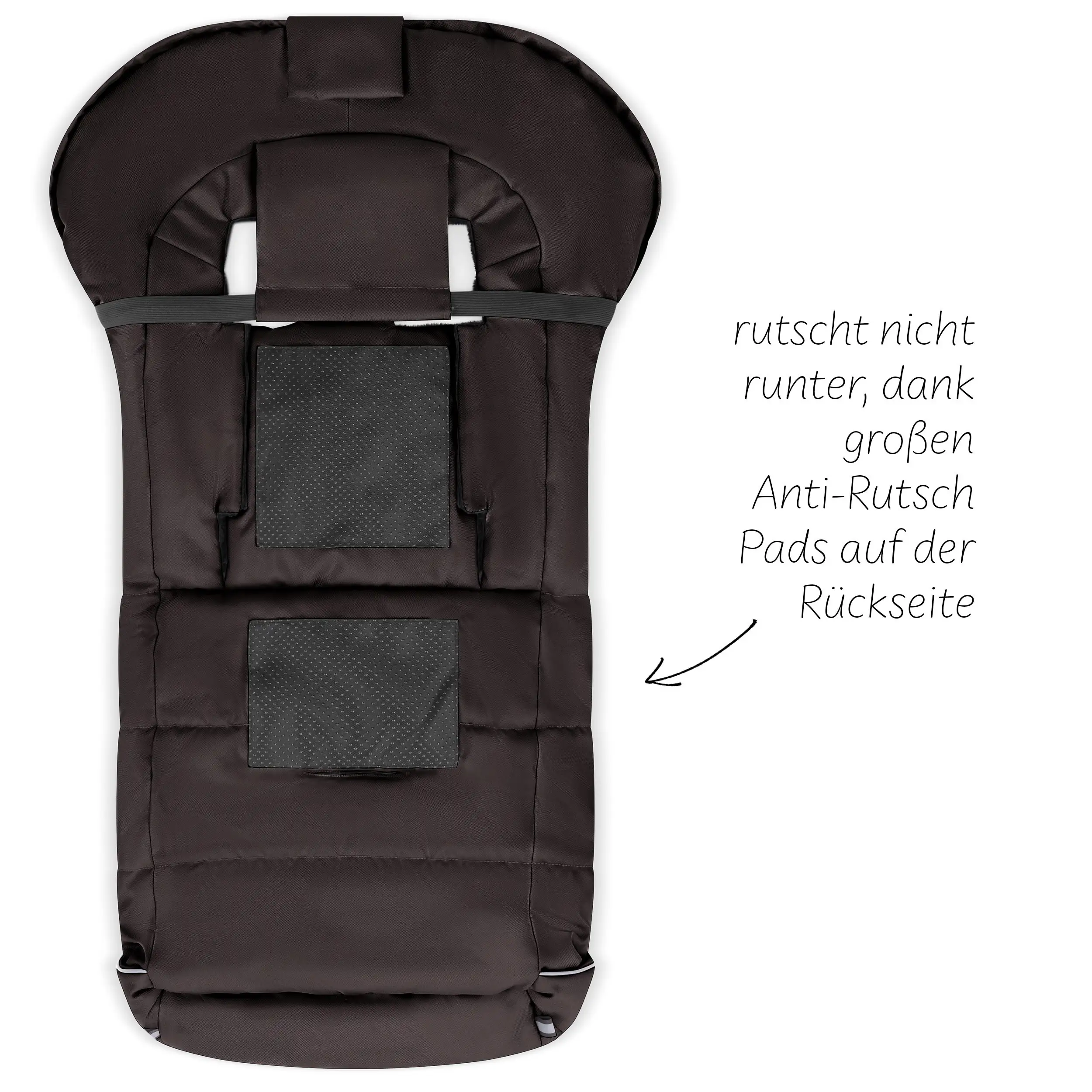 Winter Footmuff for Stroller - Espresso