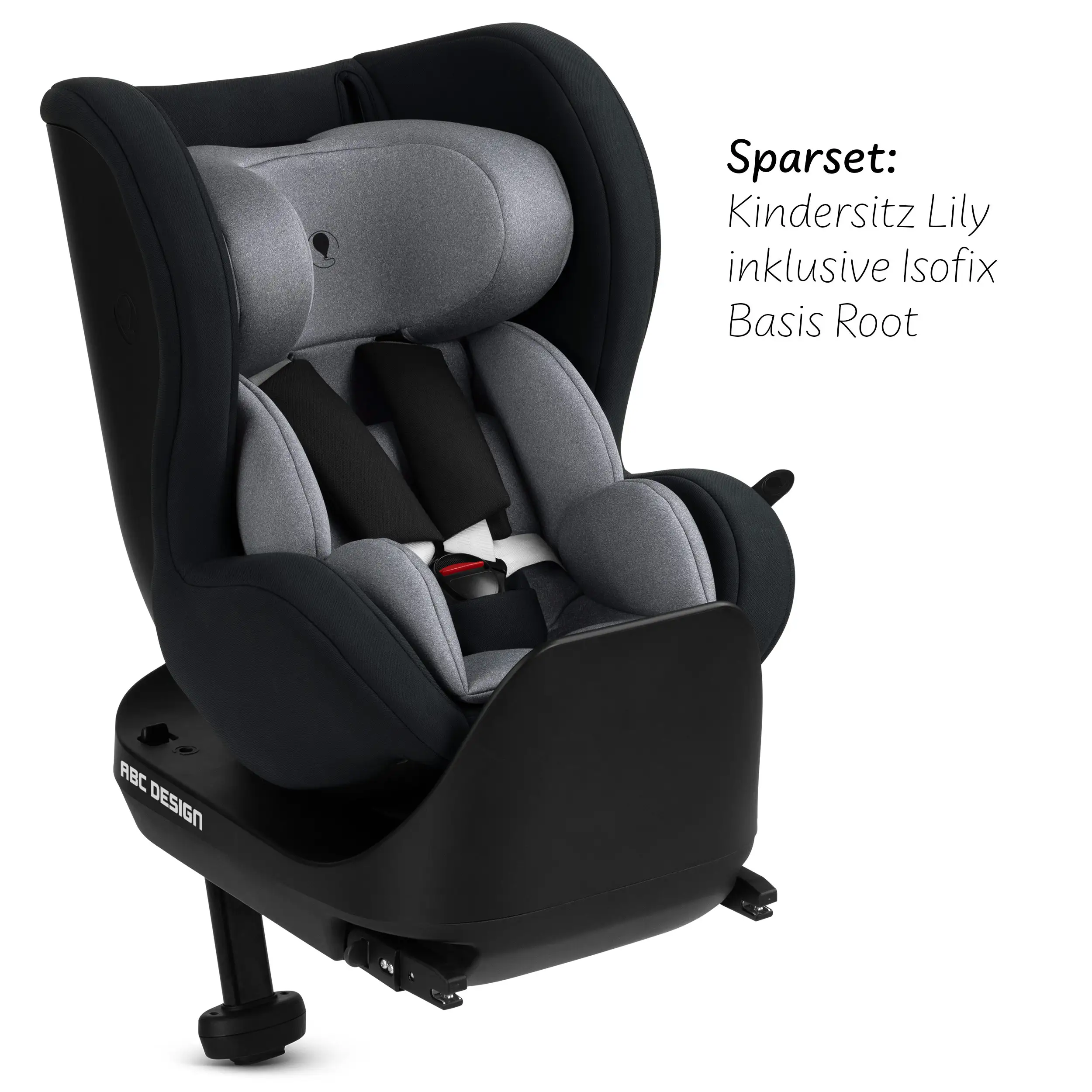 Lily i-Size child car seat incl. rotating ISOFIX Base Root - Graphite