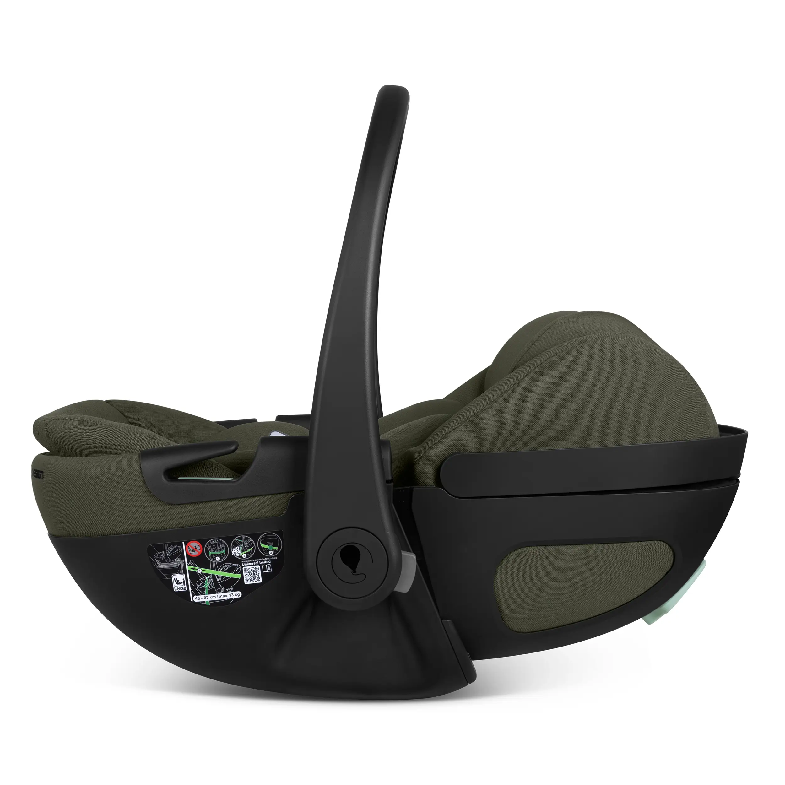 Calla i-Size Infant Car Seat with Reclining Function - Olive