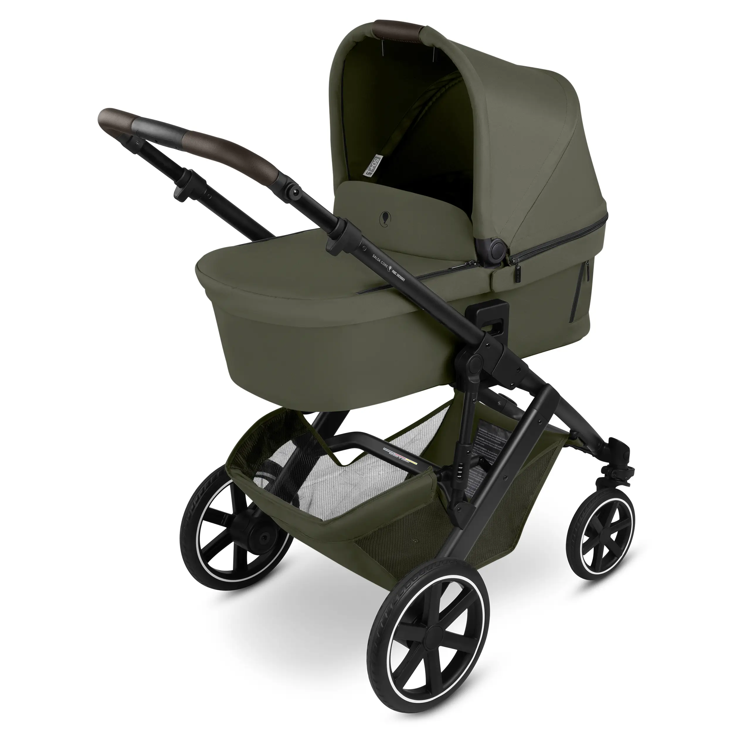 3in1 Stroller Set Salsa Core incl. infant car seat Calla with Reclining Function - Olive