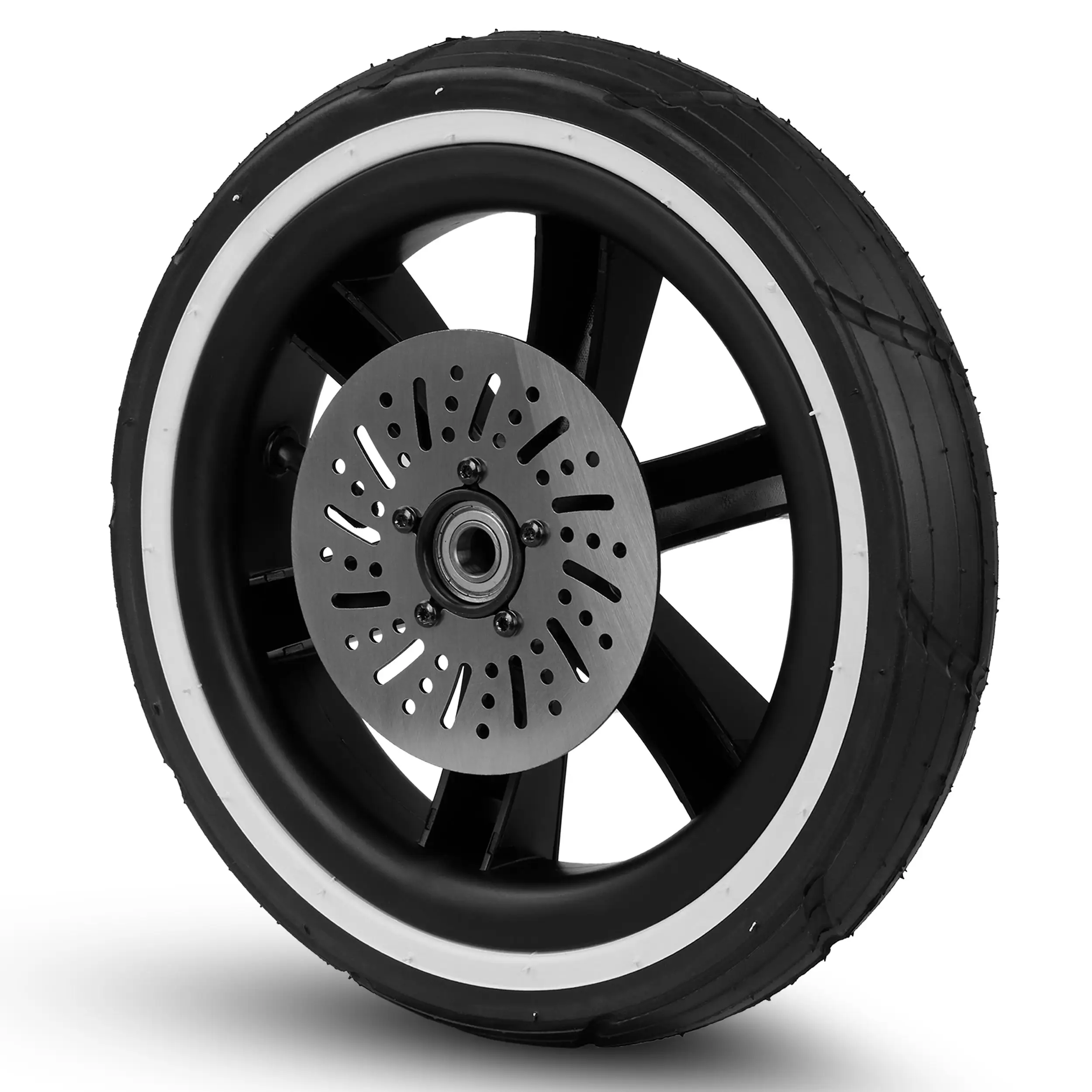 Rear wheel for Salsa 5 Run / Salsa Run - Air wheels Black / White Wall