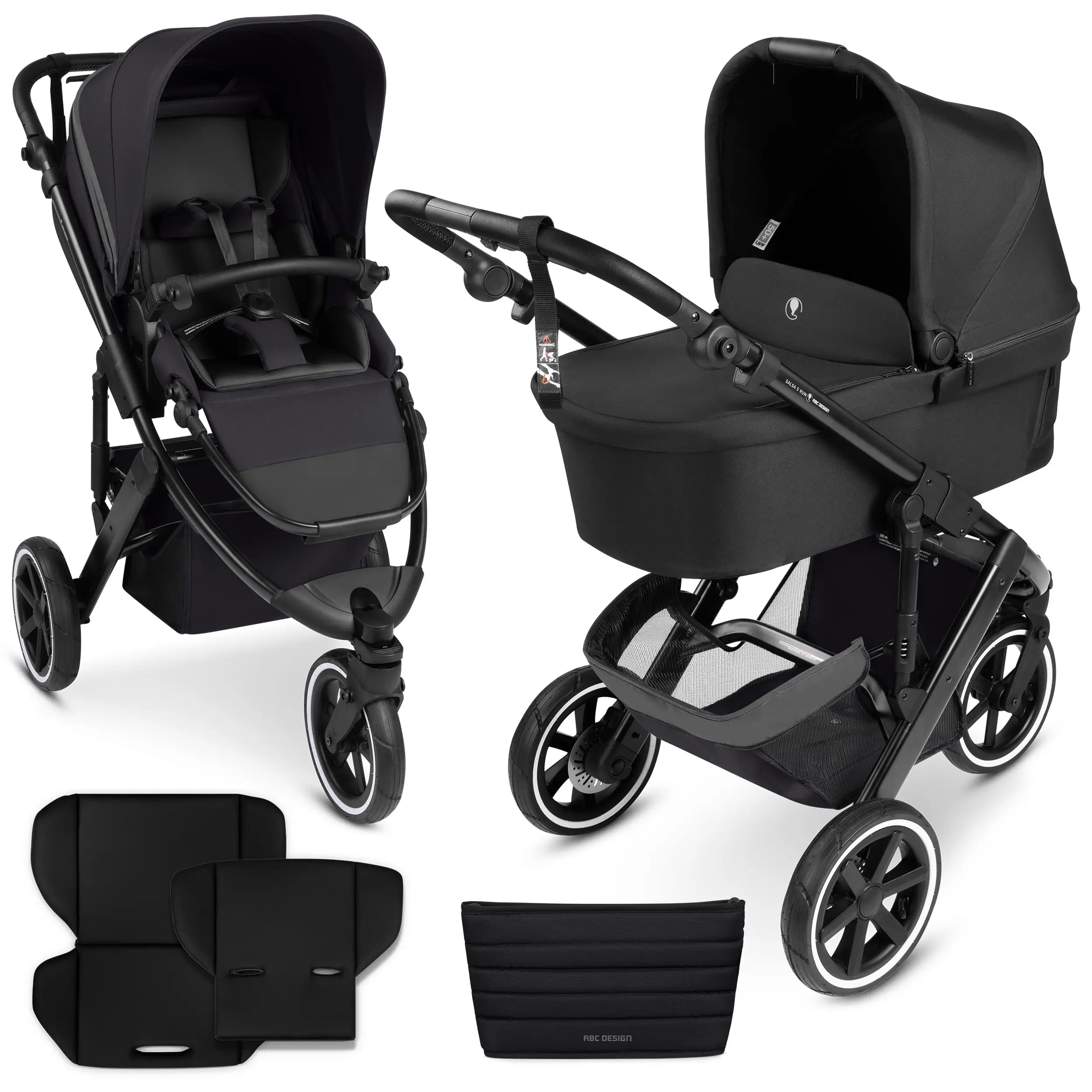 2in1 Stroller Salsa 5 Run - Coal
