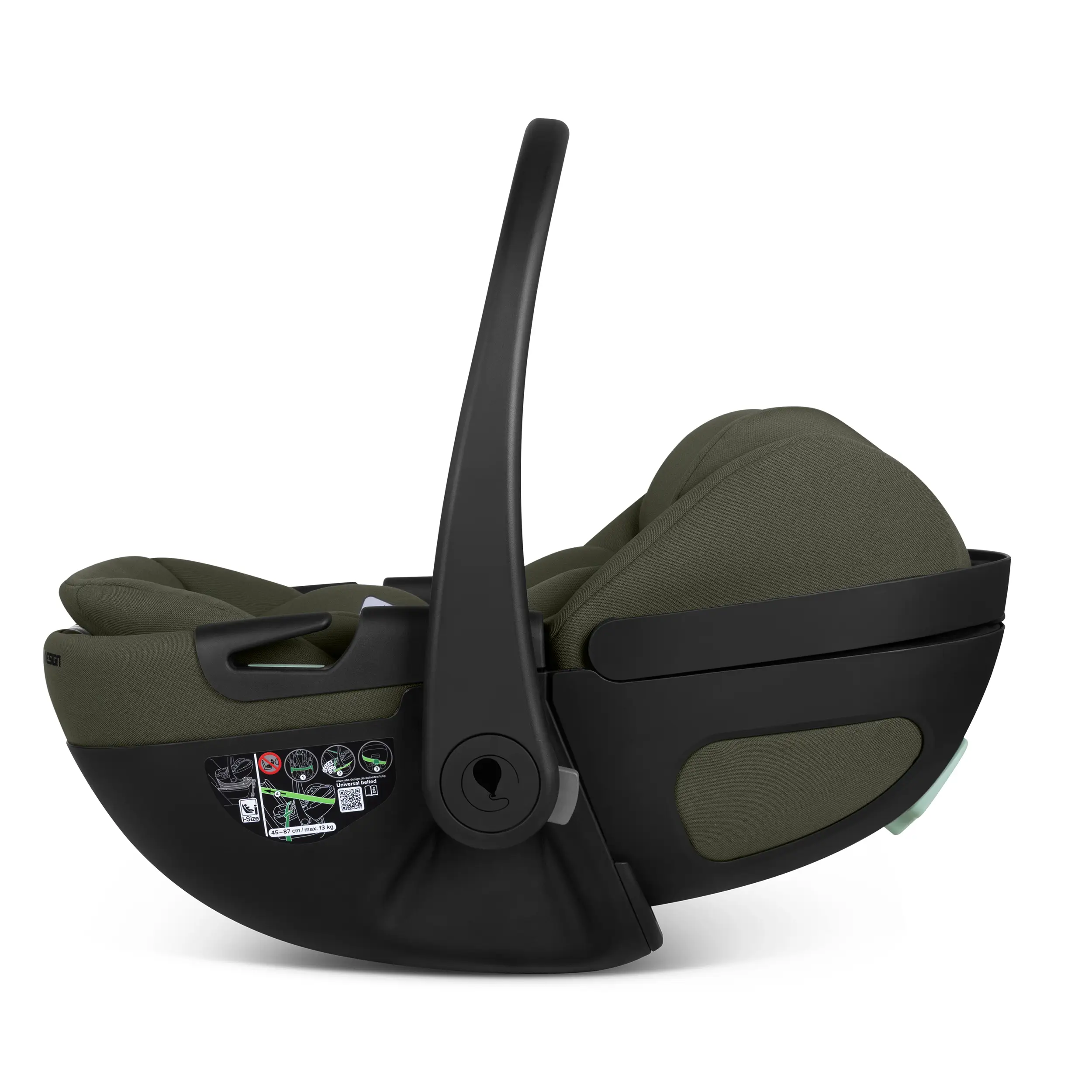 Calla i-Size Infant Car Seat with Reclining Function - Olive