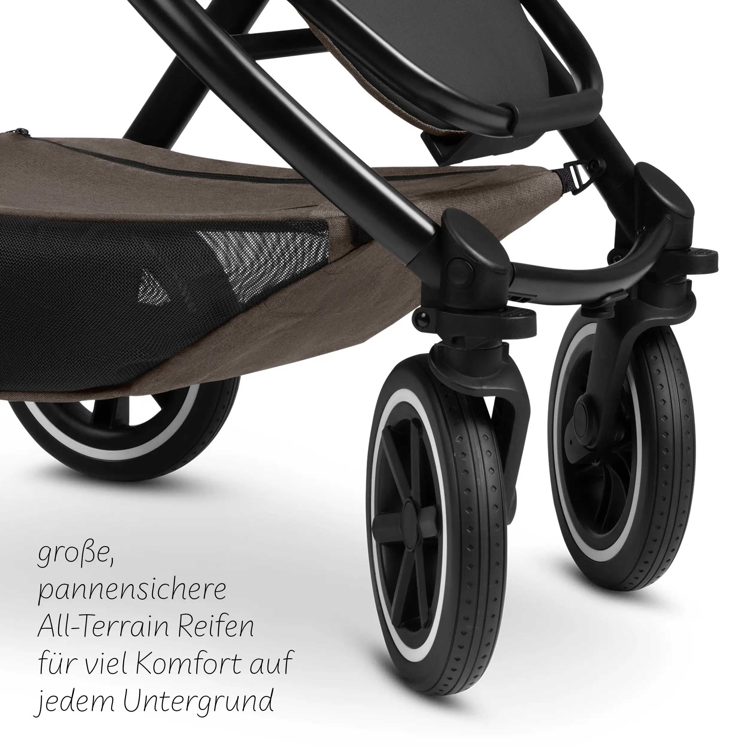 3in1-Kinderwagen-Set Samba 2 inkl. Babyschale Calla mit Liegefunktion - Nature