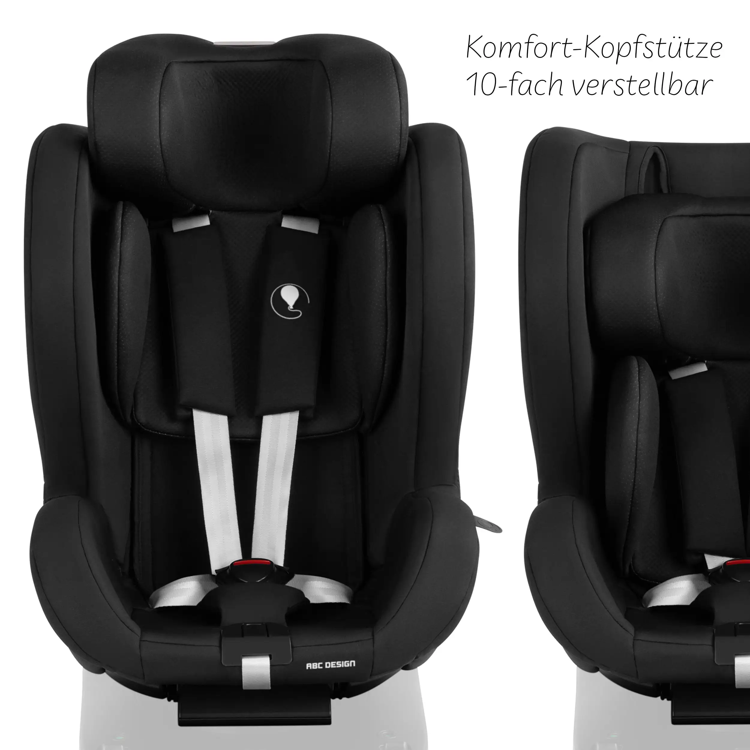 Reboard Car Seat Lily i-Size (from birth to 4 years) - Black