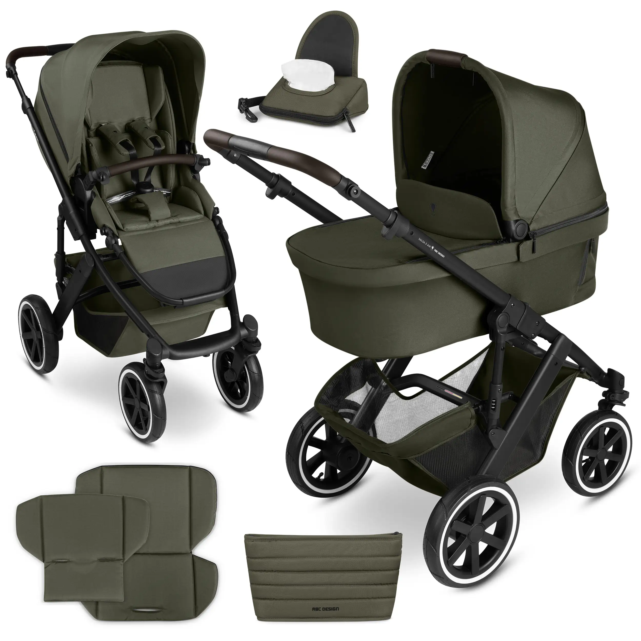 2in1 Stroller Salsa 5 Air - Avocado