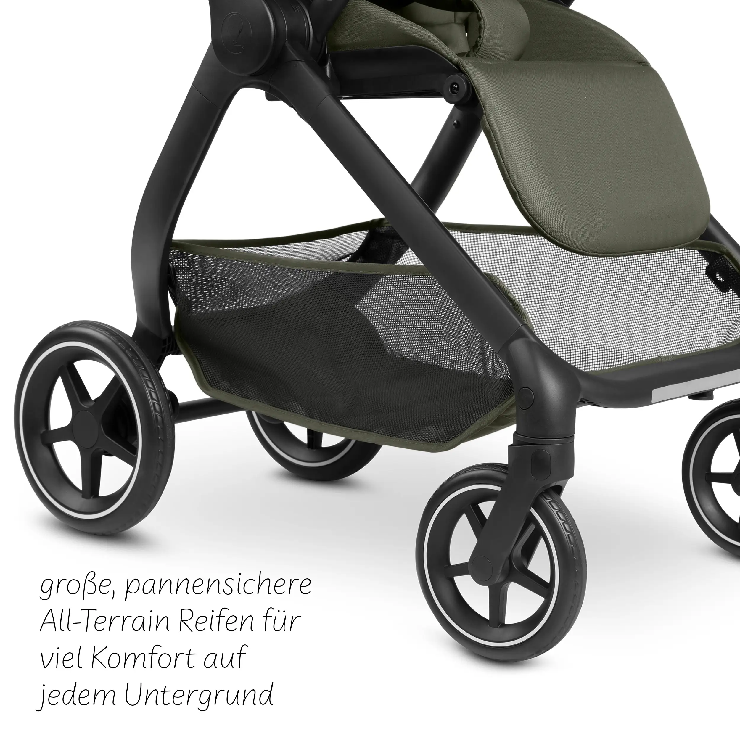 4in1 Stroller Set City Life incl. Calla lie-flat infant car seat - Avocado