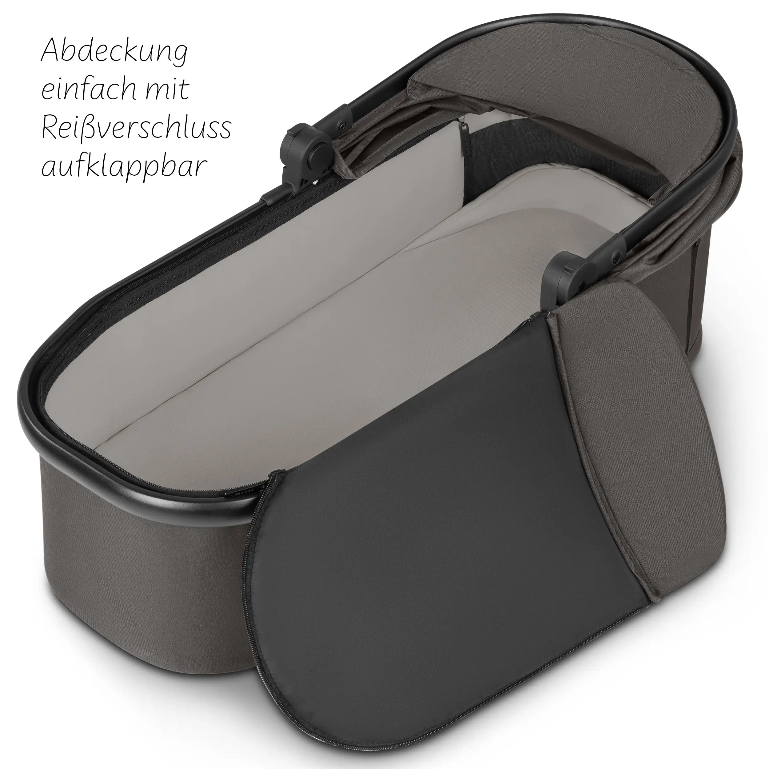 Carrycot for Bayamo double strollers - Nut