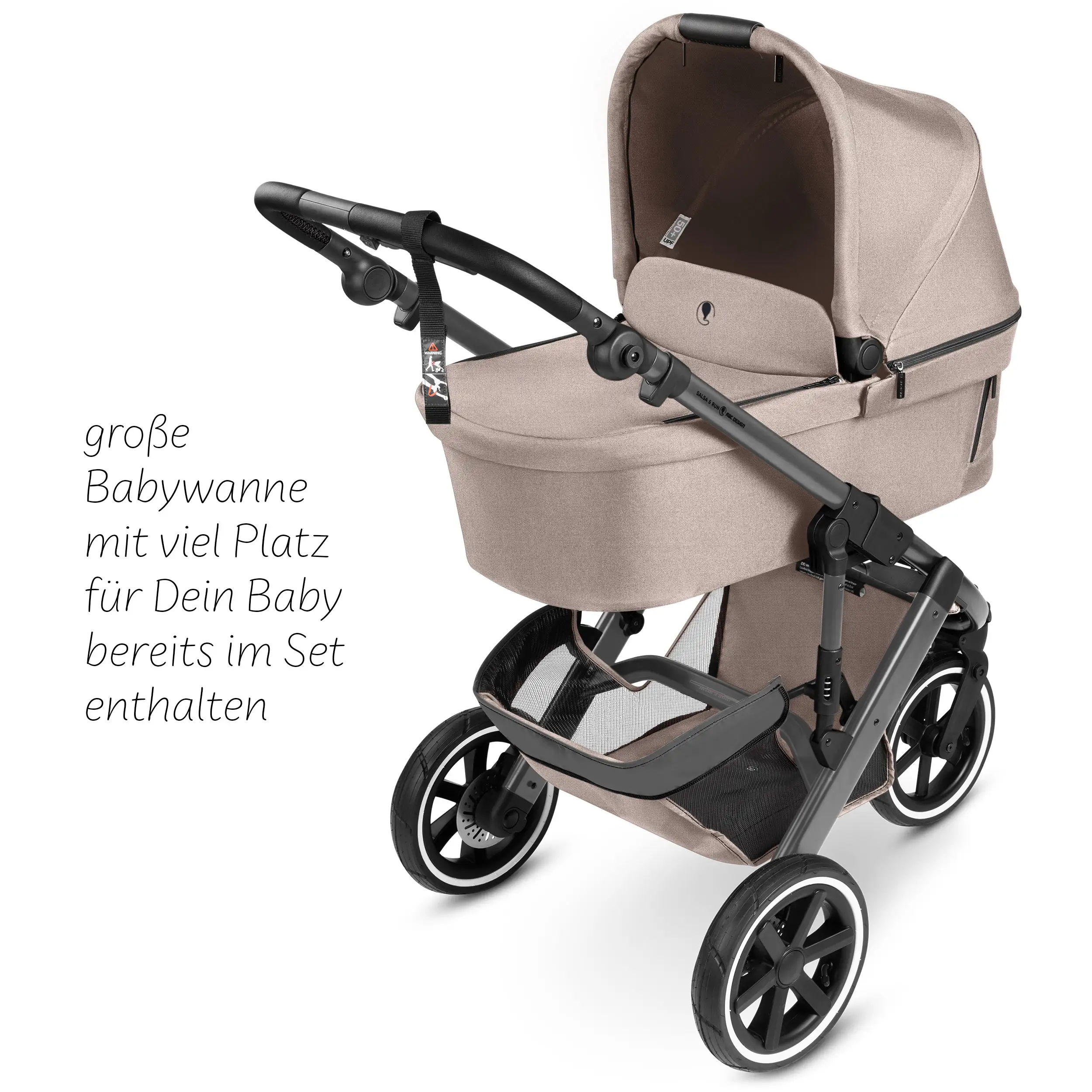 3in1 Stroller-Set Salsa 5 Run - Camel