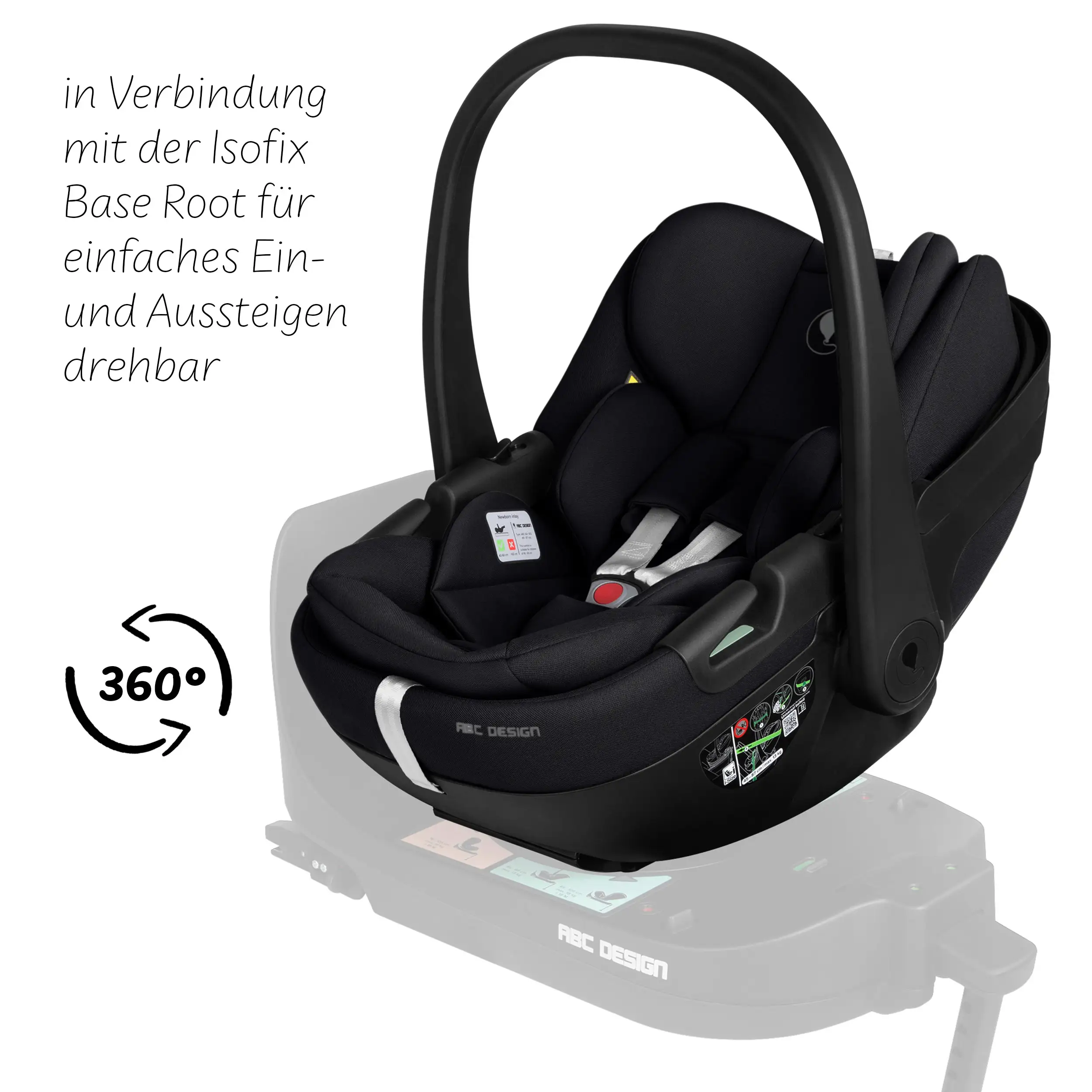 Calla i-Size Infant Car Seat with Reclining Function - Ink