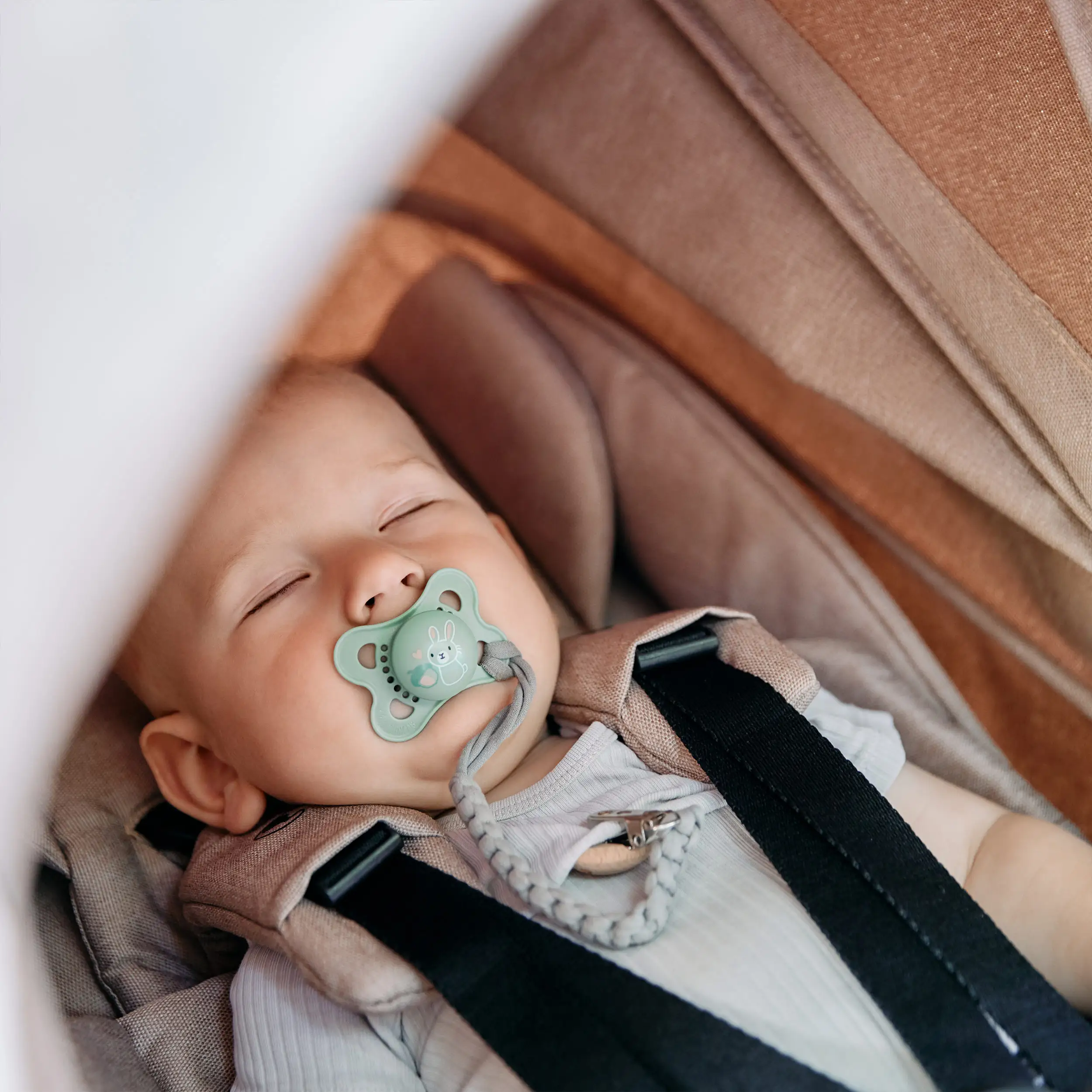 Salsa 5 Air 2-in-1 Stroller, including Urban changing bag, mosquito net, and Rain Cover - Camel