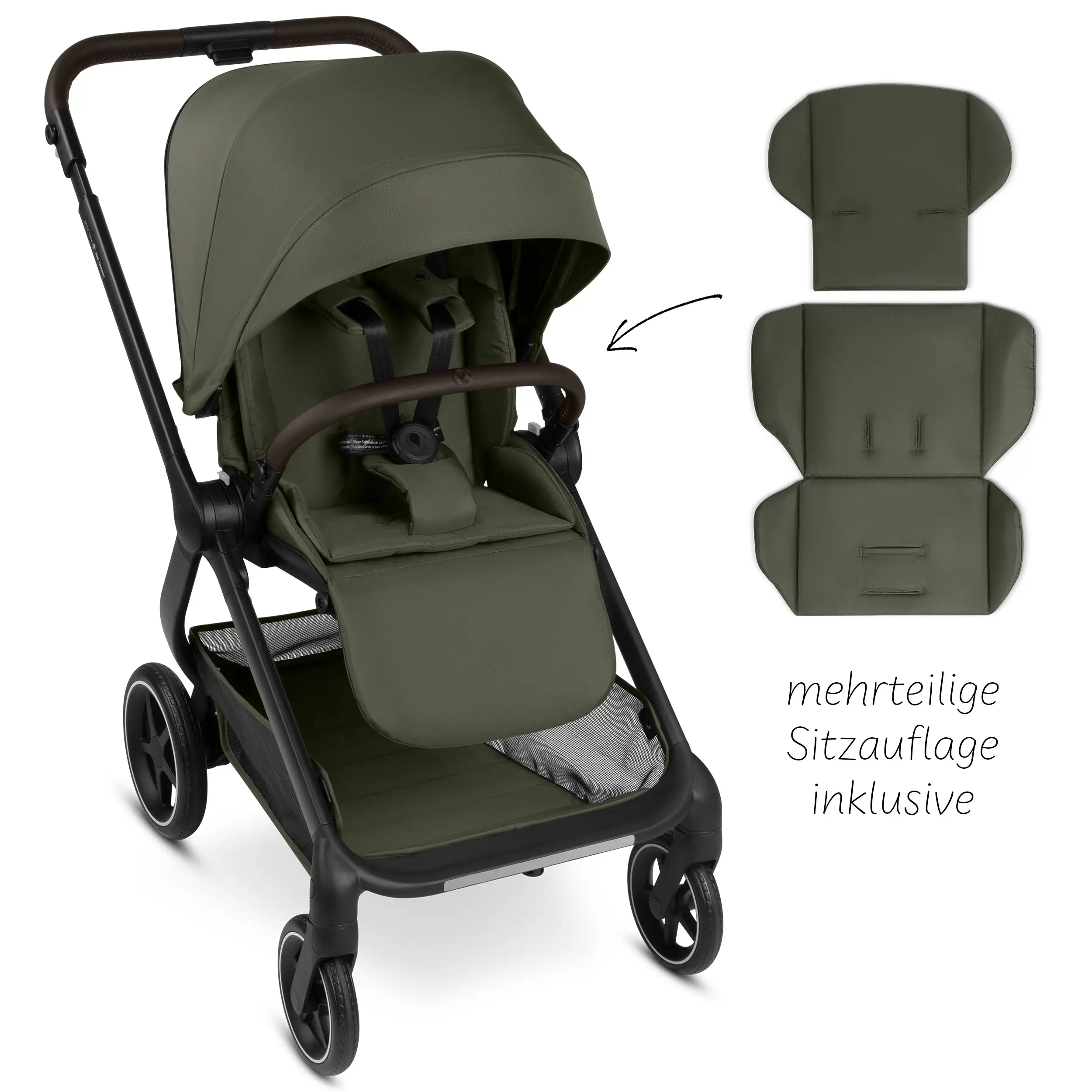 3in1 Stroller Set City Life incl. infant car seat Maxi Cosi Pebble 360 Pro 2 - Avocado