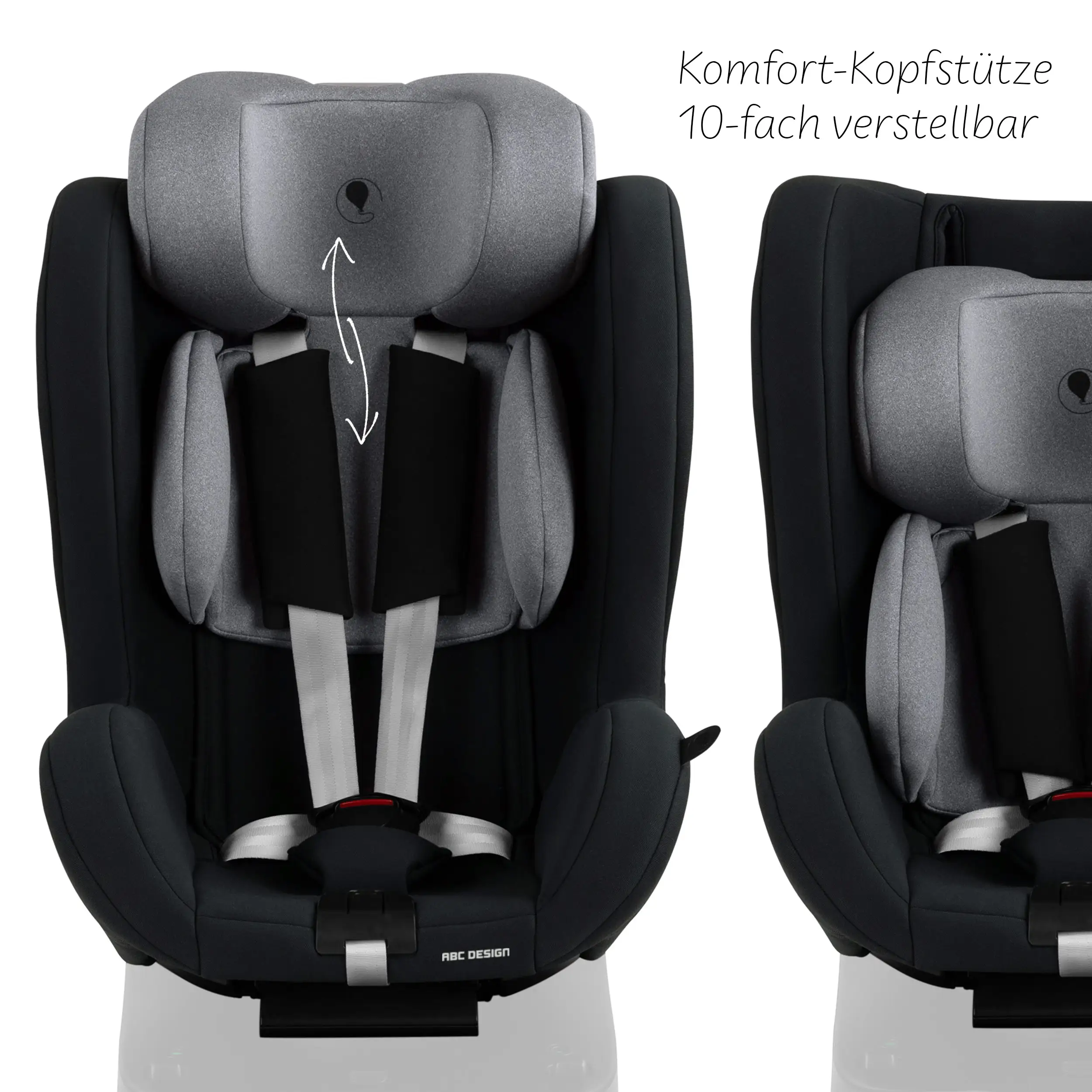 Reboard Car Seat Lily i-Size (from birth to 4 years) - Graphite