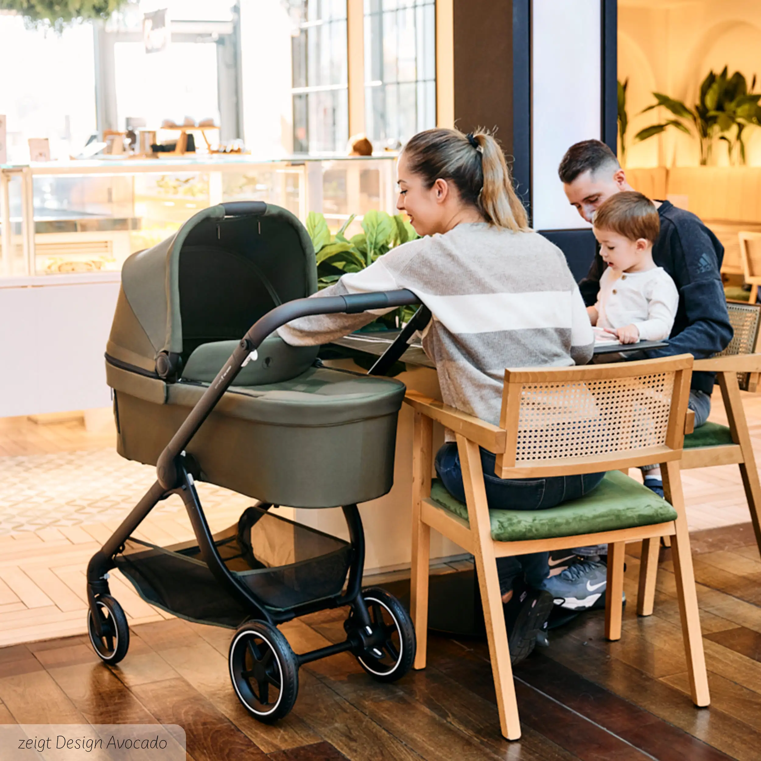 3in1 Stroller Set City Life incl. infant car seat Maxi Cosi Pebble 360 Pro 2 - Nature