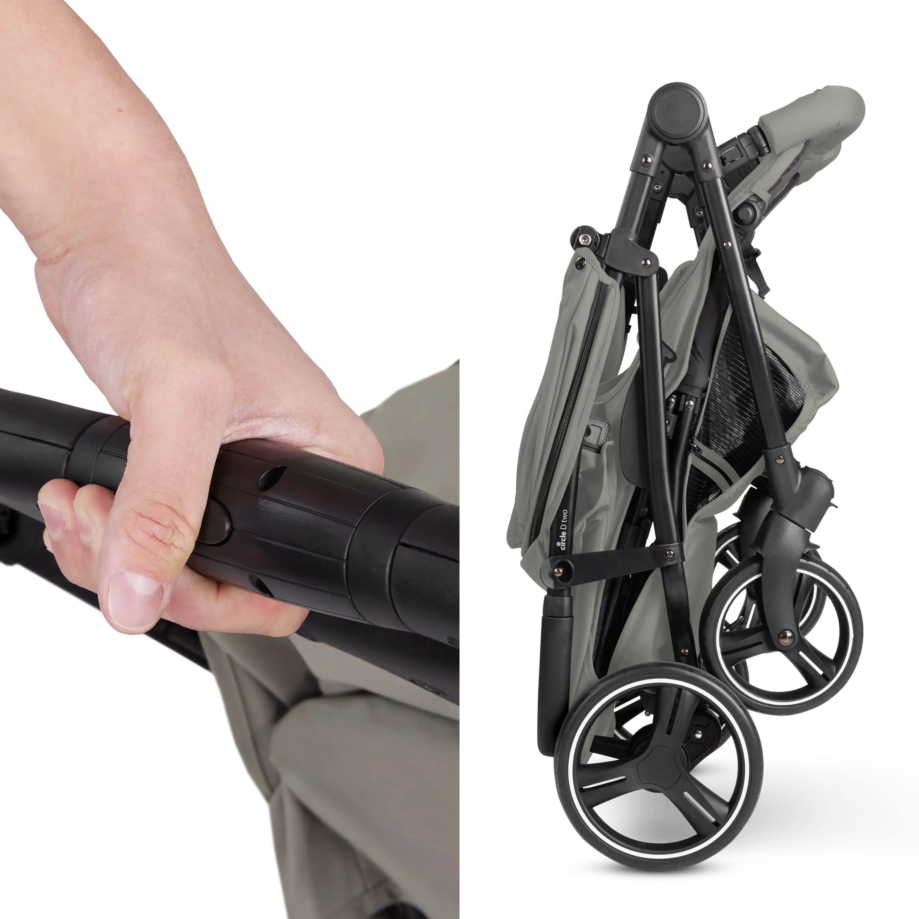 Compactly folded, easily stowed away