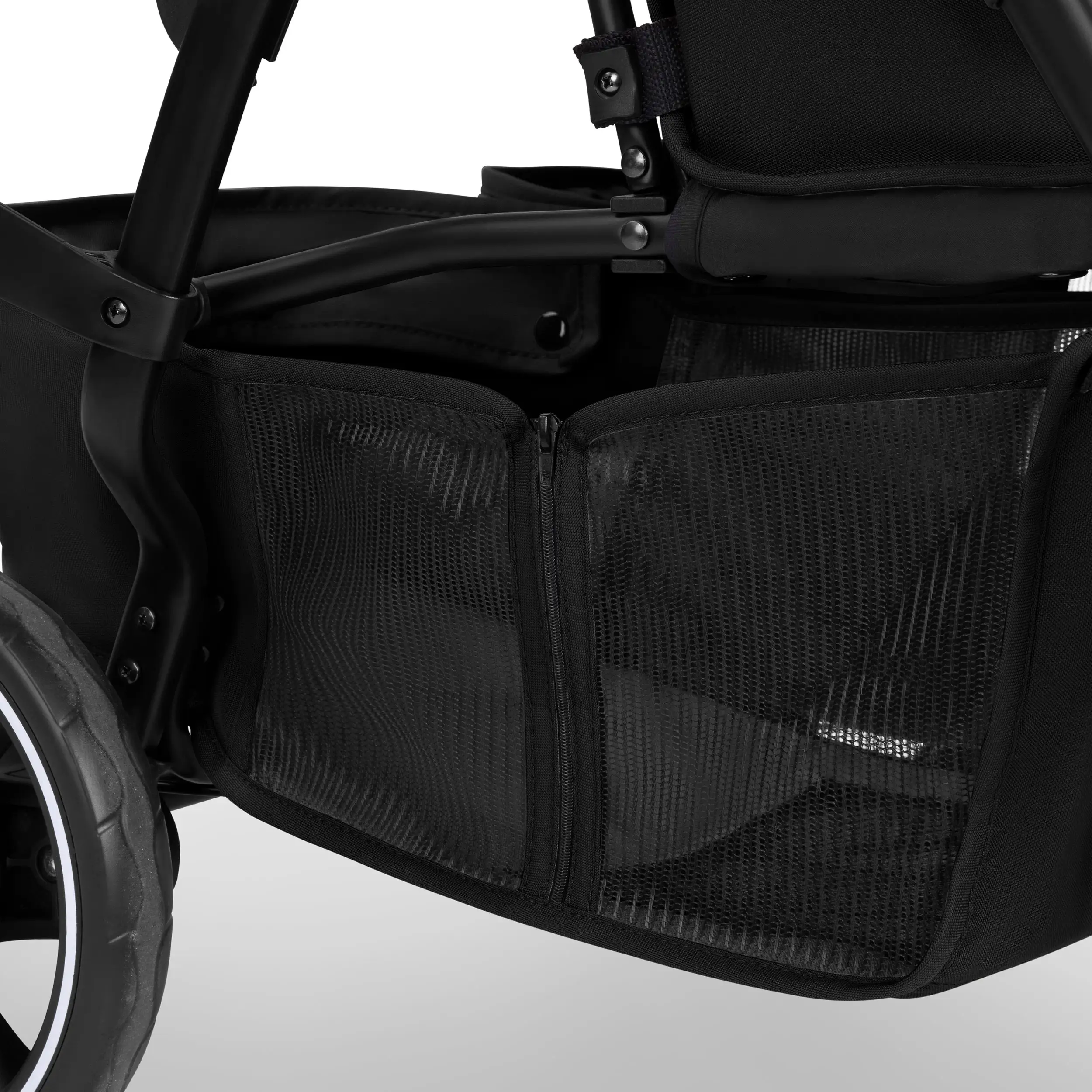 Double stroller D Two - Black