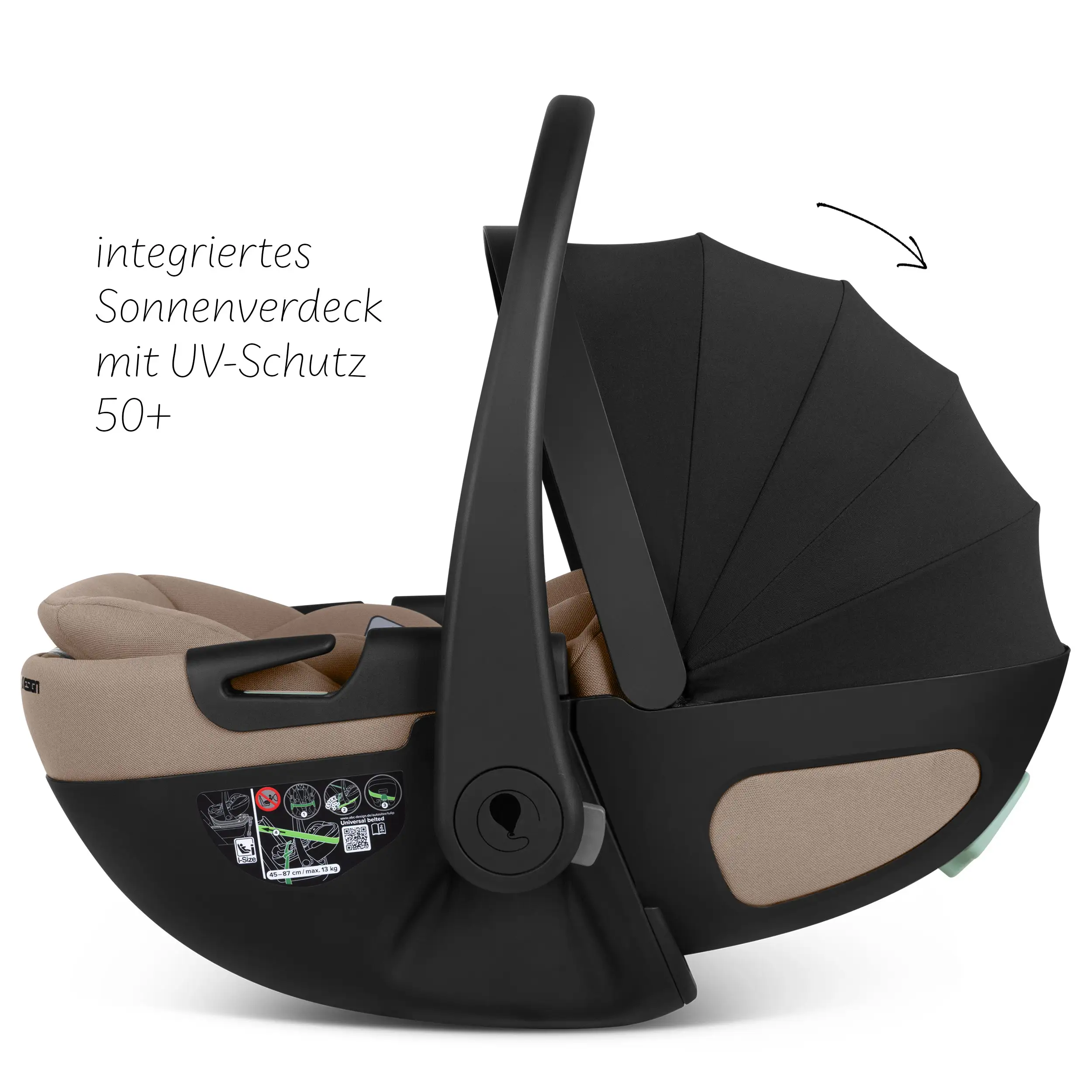 Calla i-Size lie-flat infant car seat incl. rotating ISOFIX Base Root