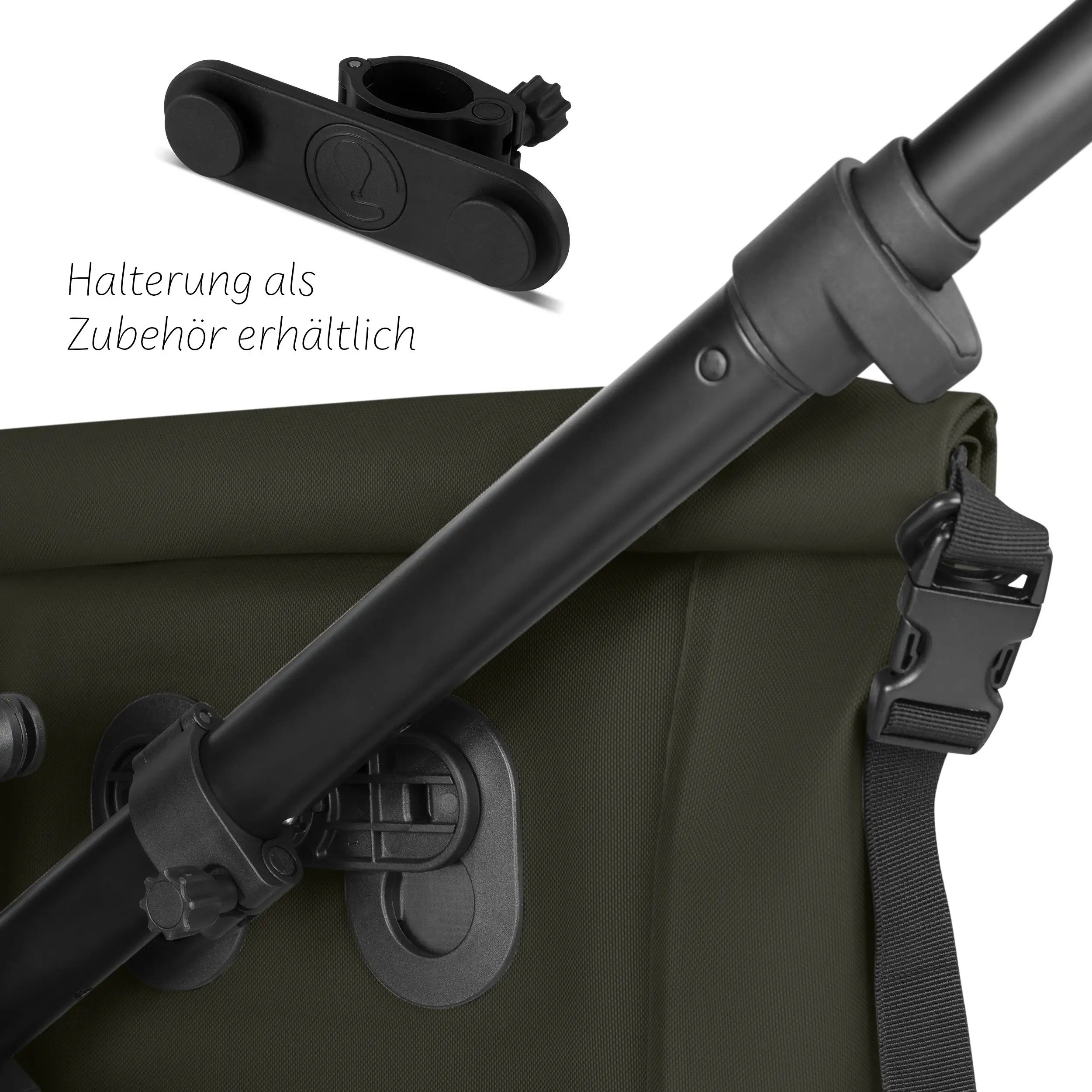 Sion 20L saddle bag for strollers, bike trailers & everyday use - Avocado