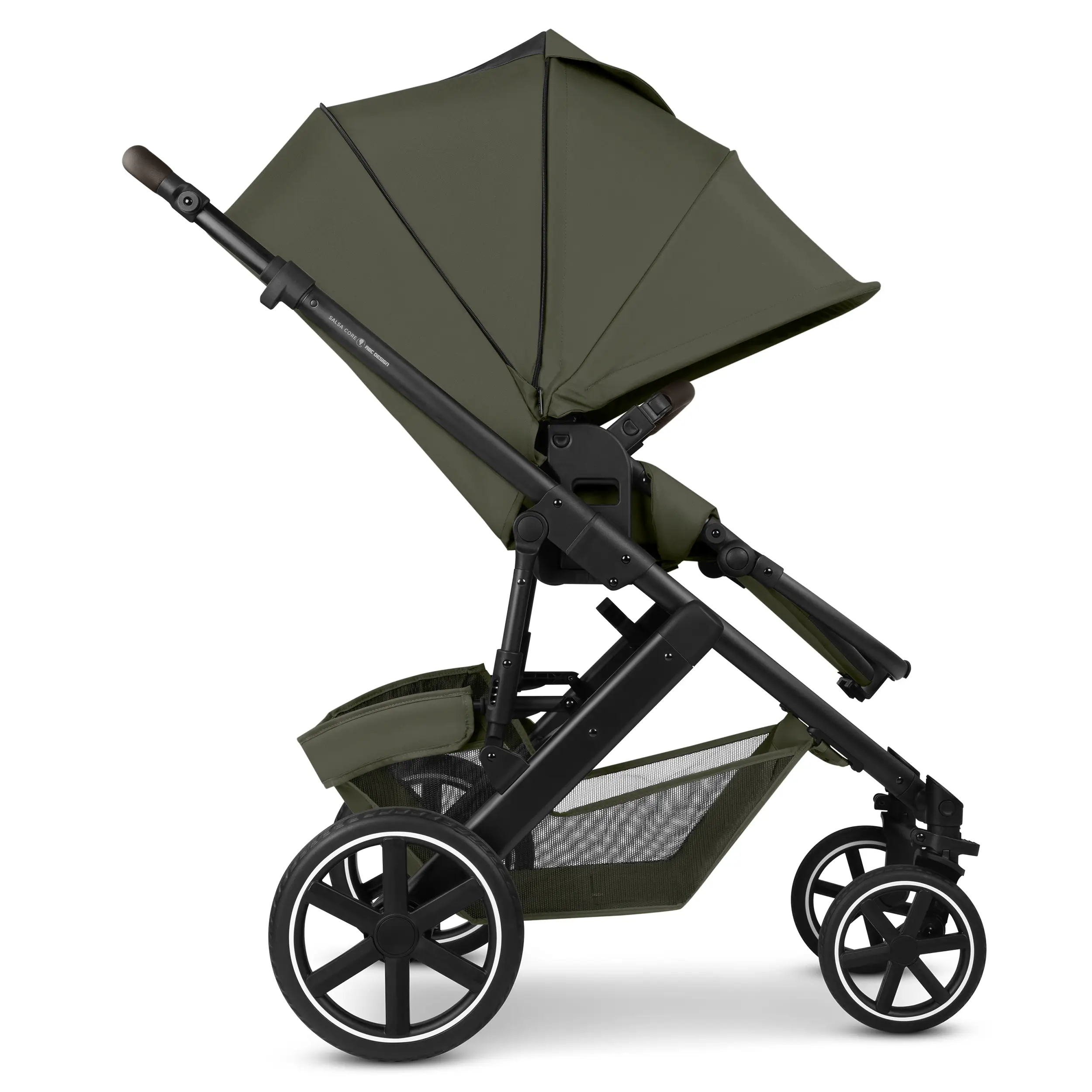3in1 Stroller Set Salsa Core incl. infant car seat Calla with Reclining Function - Olive