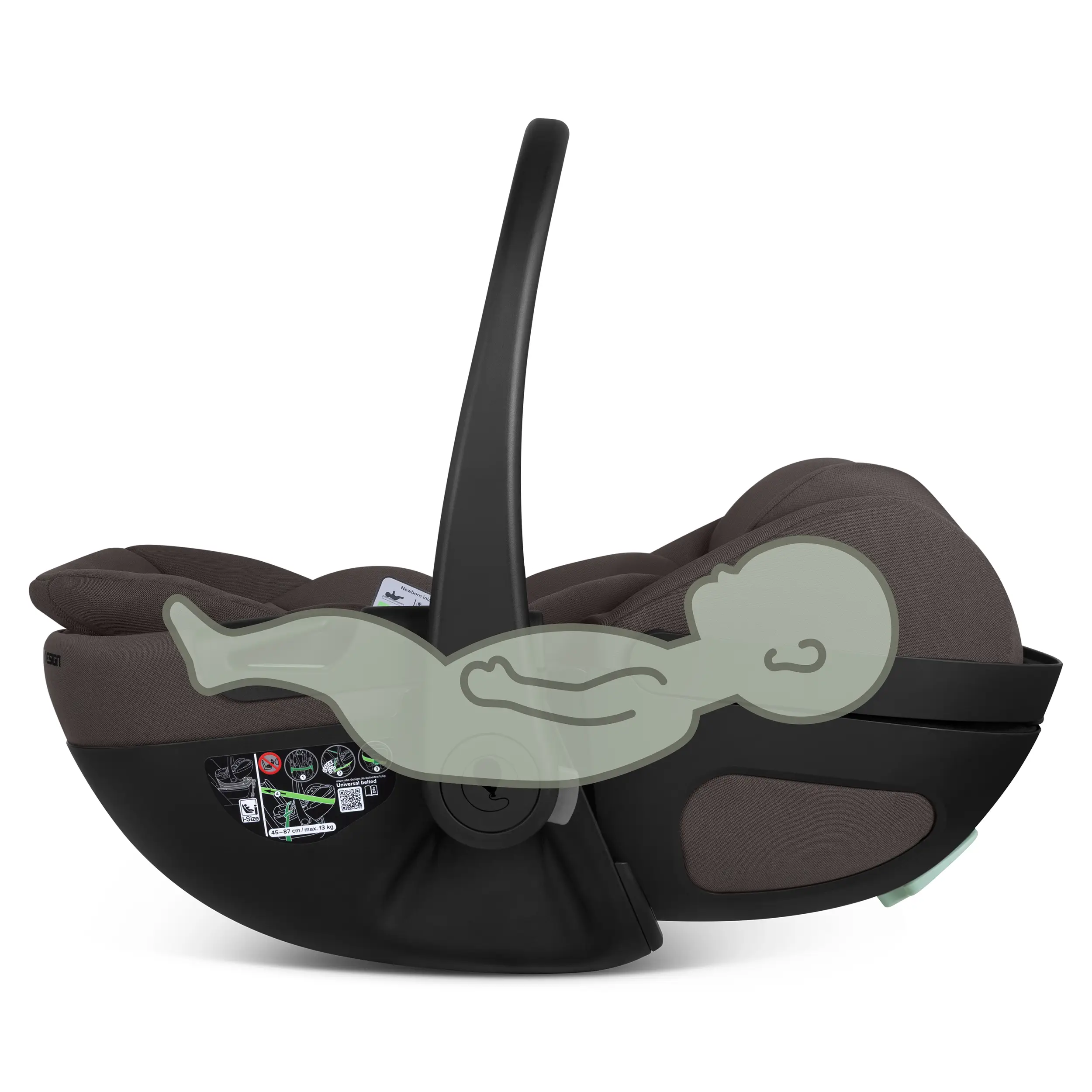 Calla i-Size Infant Car Seat with Reclining Function - Falcon