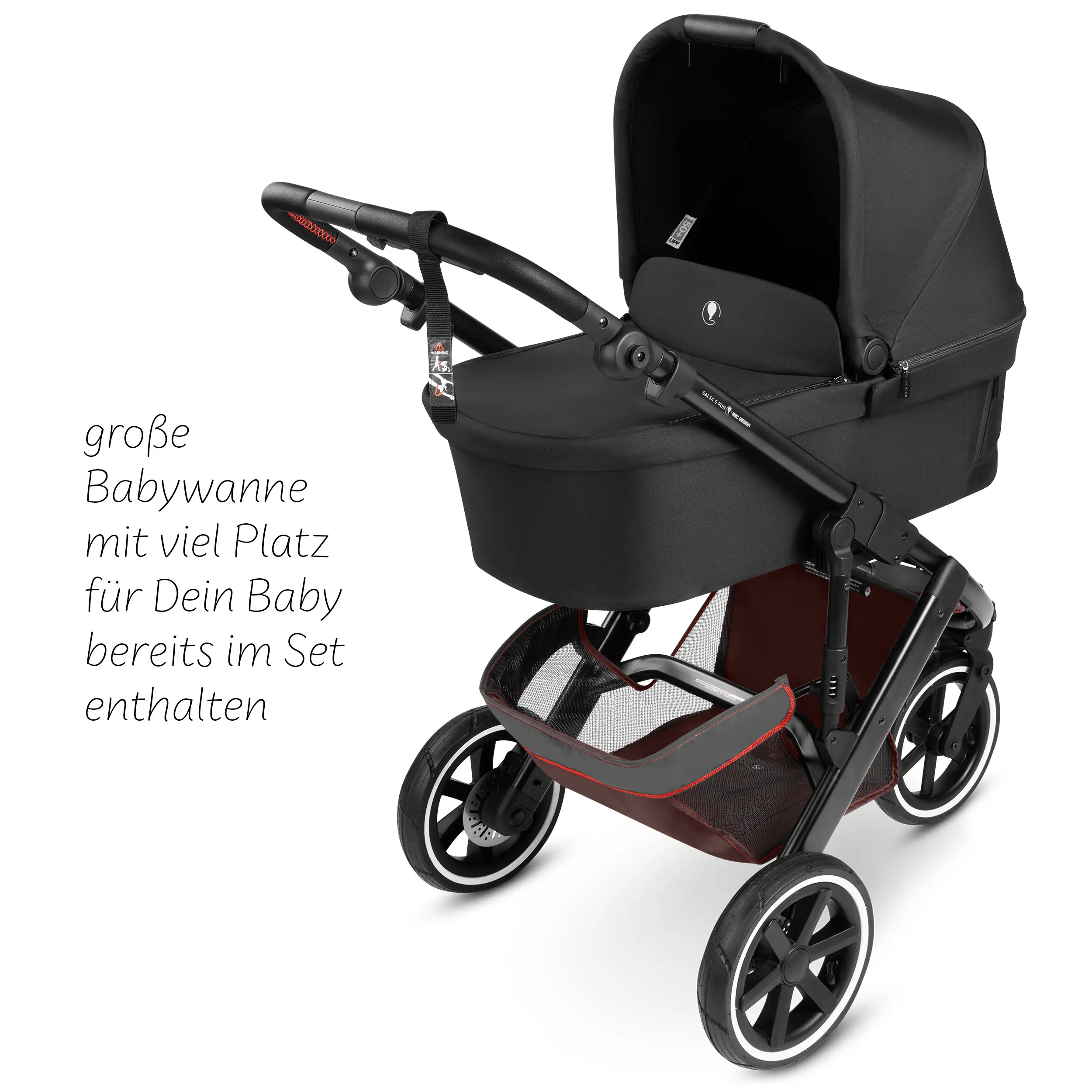 2in1 Stroller Salsa 5 Run - Umbra
