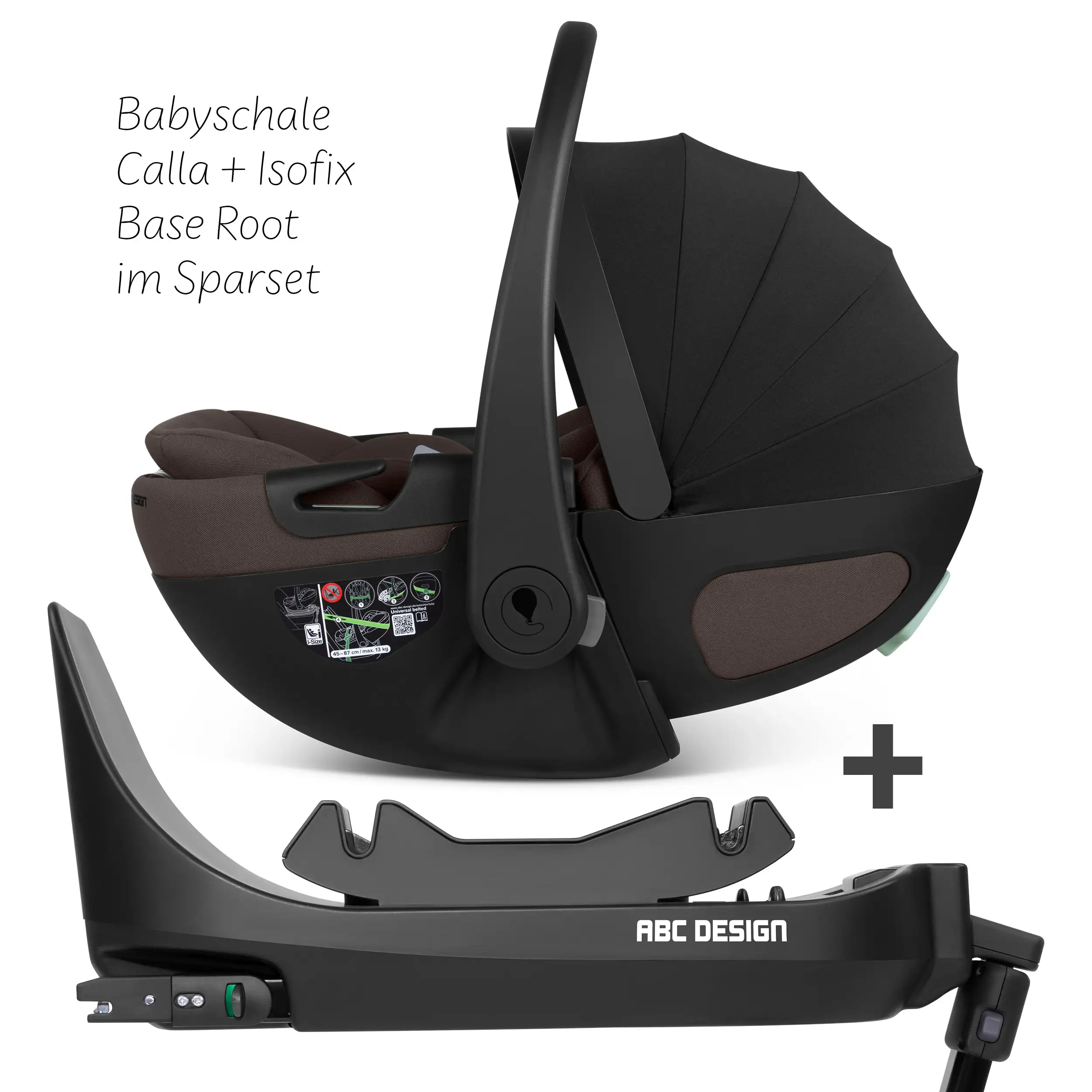 Calla i-Size lie-flat infant car seat incl. rotating ISOFIX Base Root
