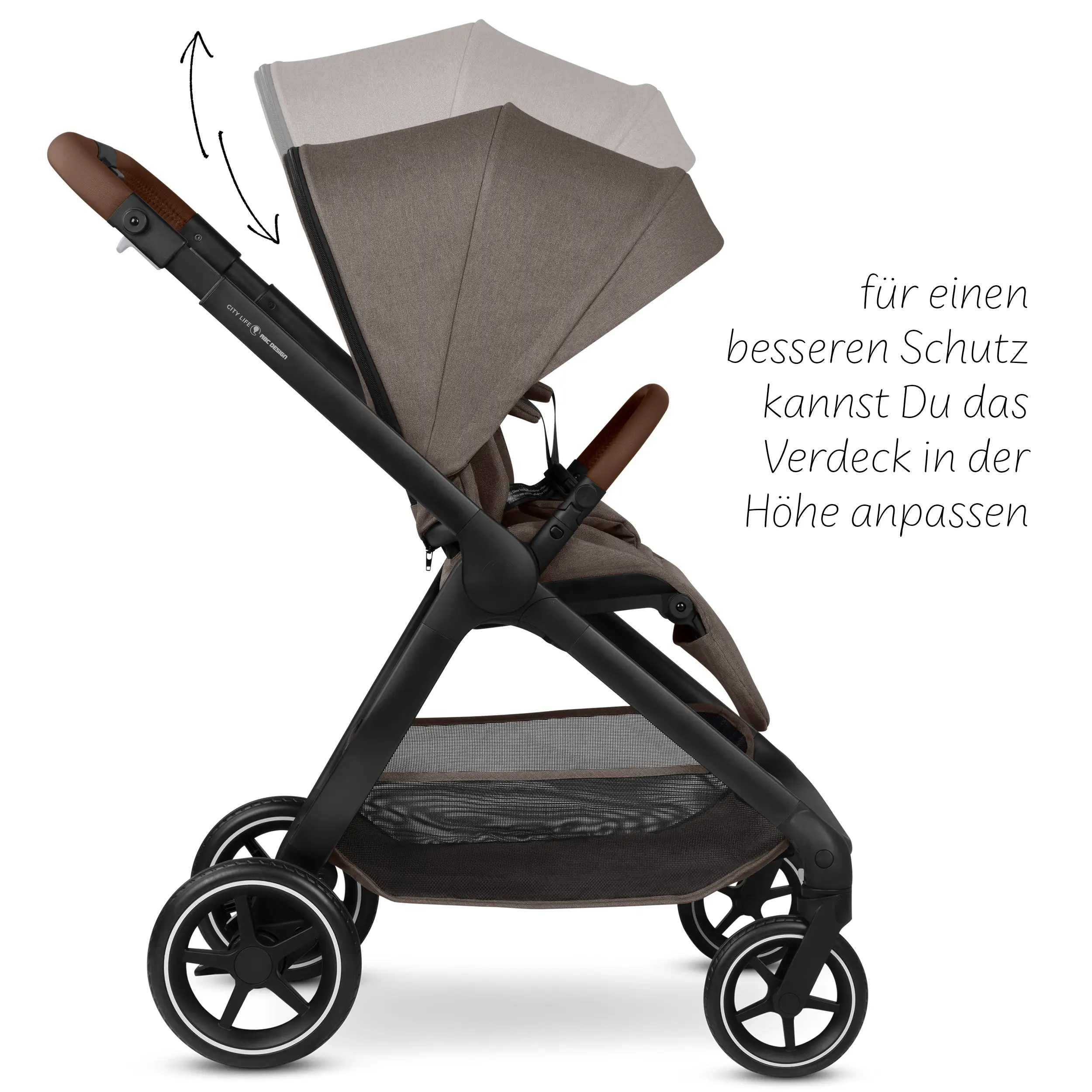 3in1 Stroller Set City Life incl. infant car seat Maxi Cosi Pebble 360 Pro 2 - Nature