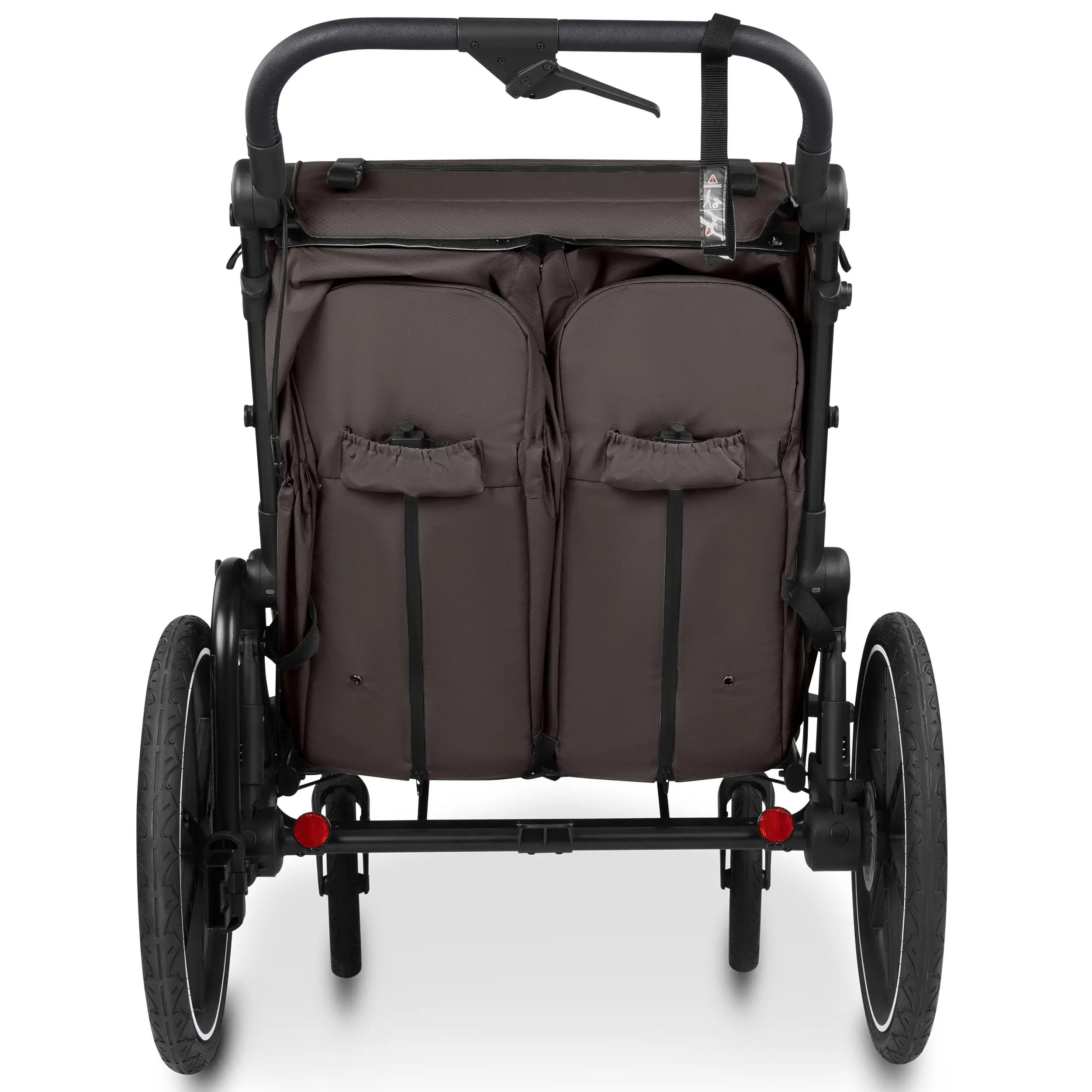 Tour 2 bicycle trailer with 2 comfortable seats & air wheels - Falcon