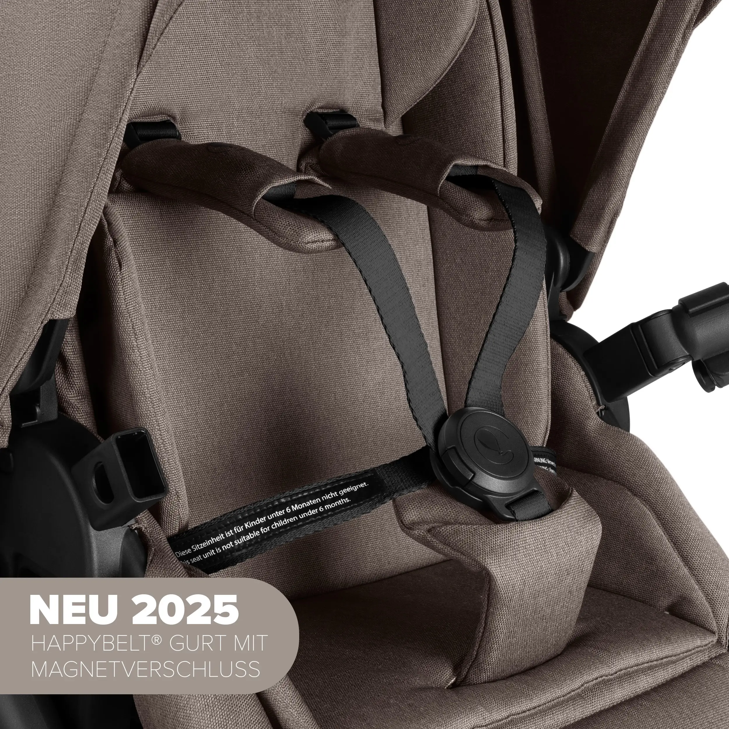 4in1-Kinderwagen-Set Salsa 5 Air inkl. Babyschale Calla mit Liegefunktion - Nature