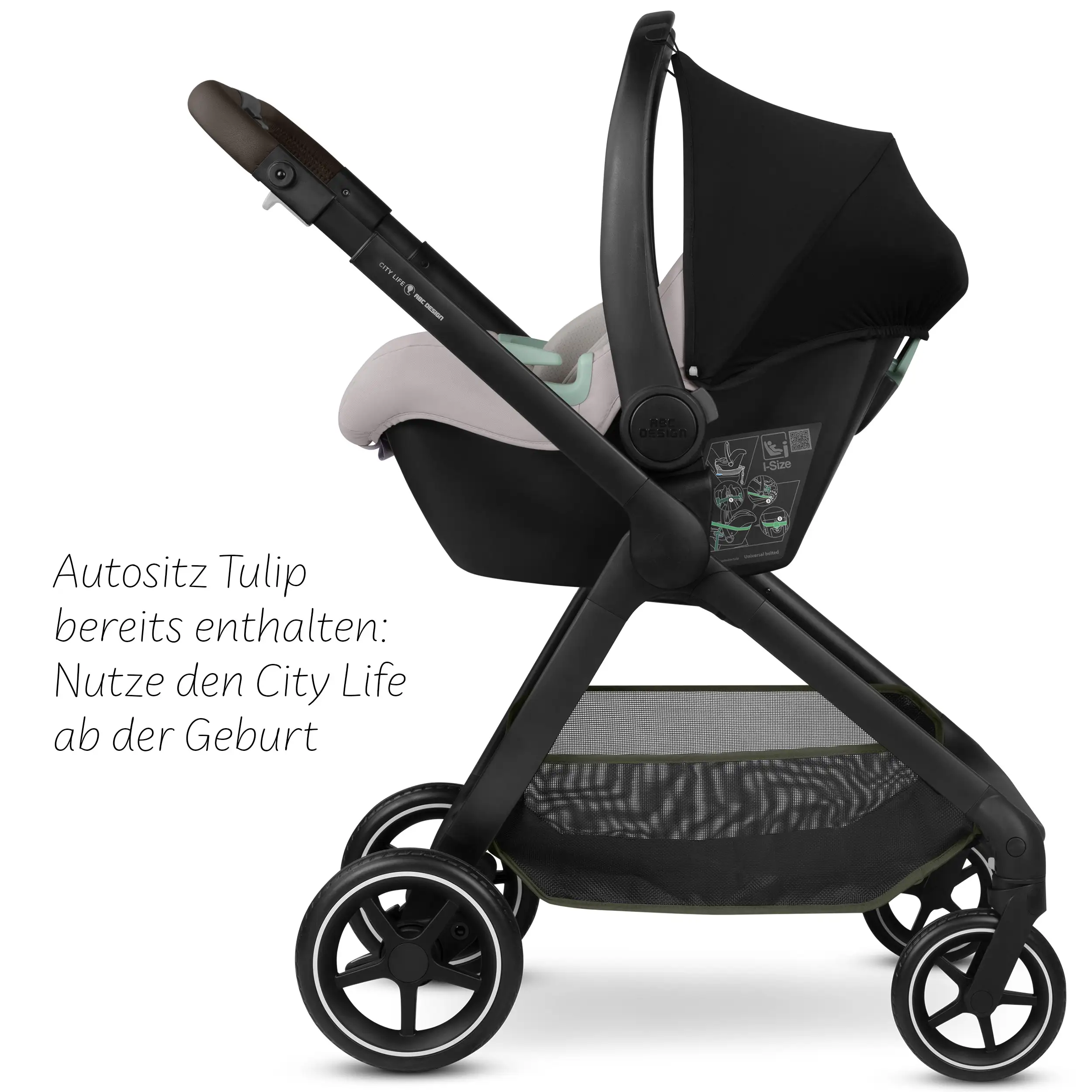 3-in-1 City Life Stroller Set - Avocado