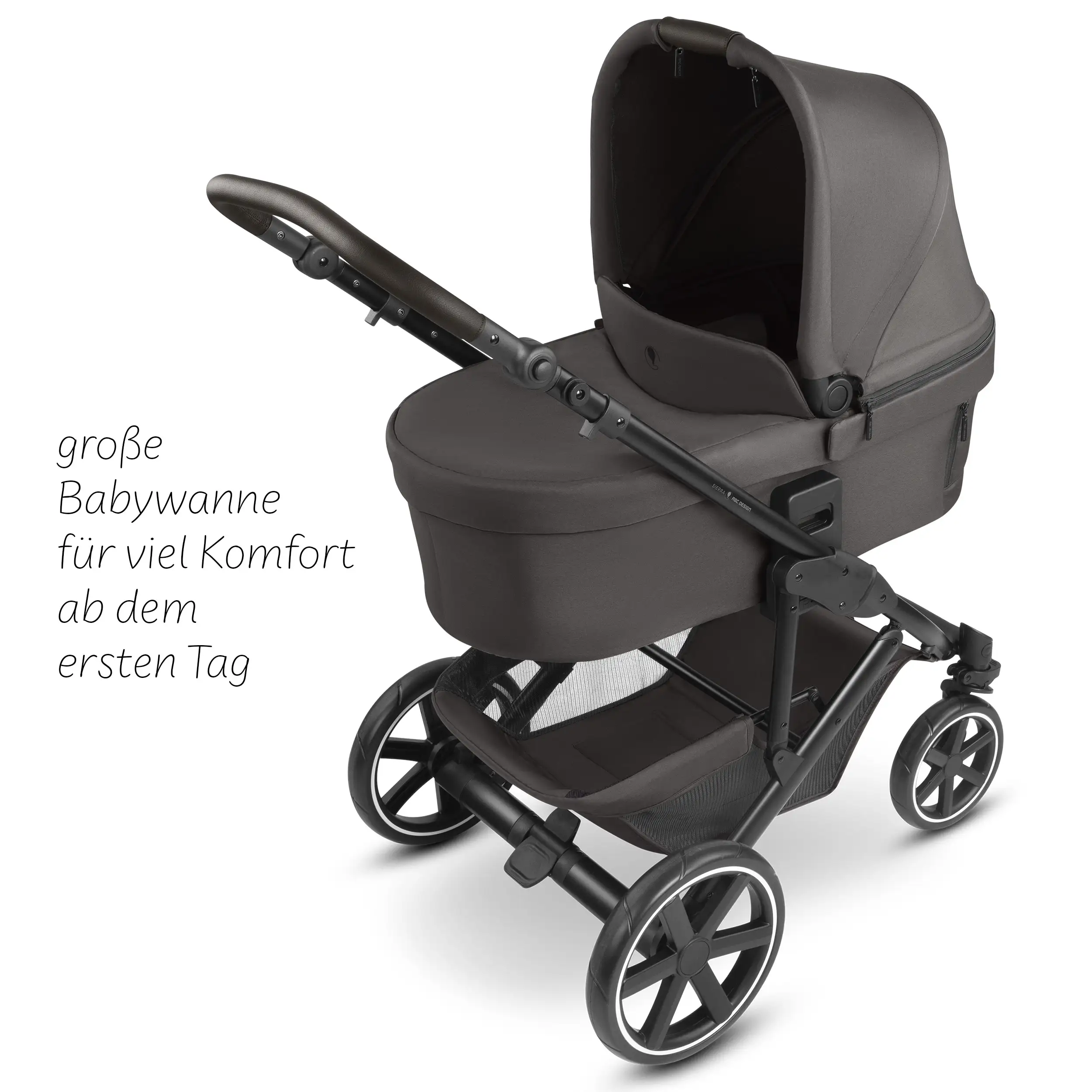 4-in-1 Sierra Stroller Set incl. Isofix base - Nut