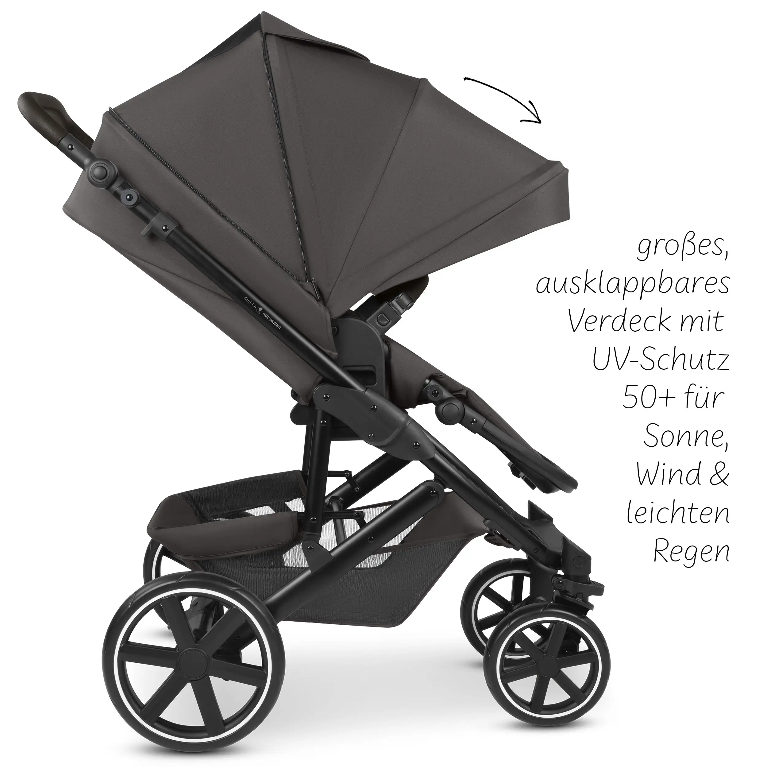4-in-1 Sierra Stroller Set incl. Isofix base - Nut