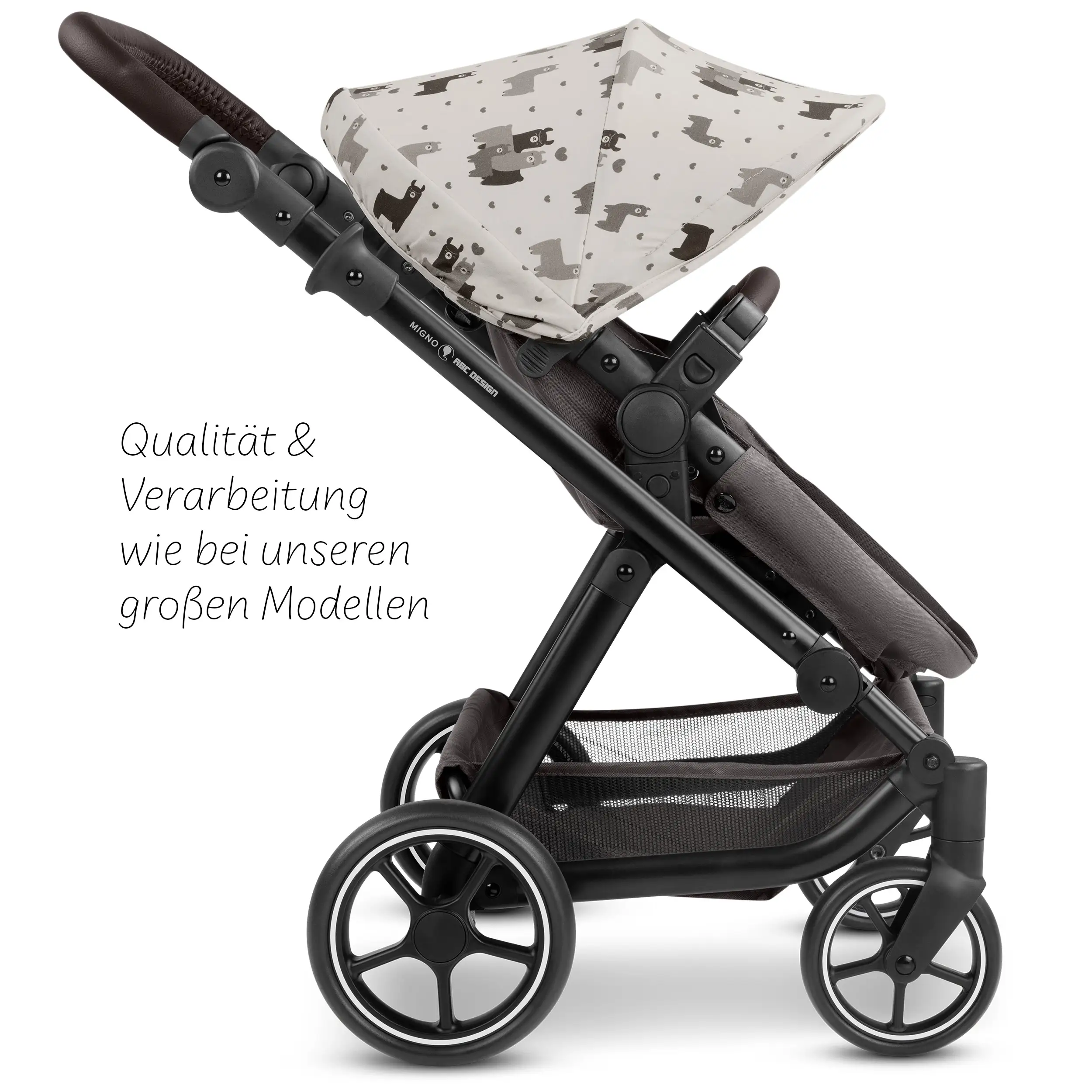 Migno doll's pram - Marron