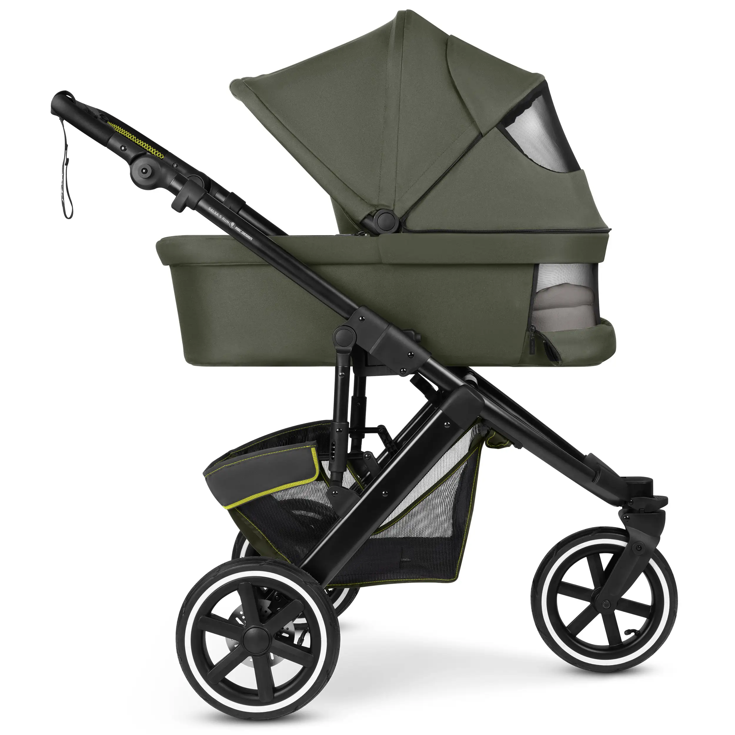 3in1 Stroller-Set Salsa 5 Run - Avocado