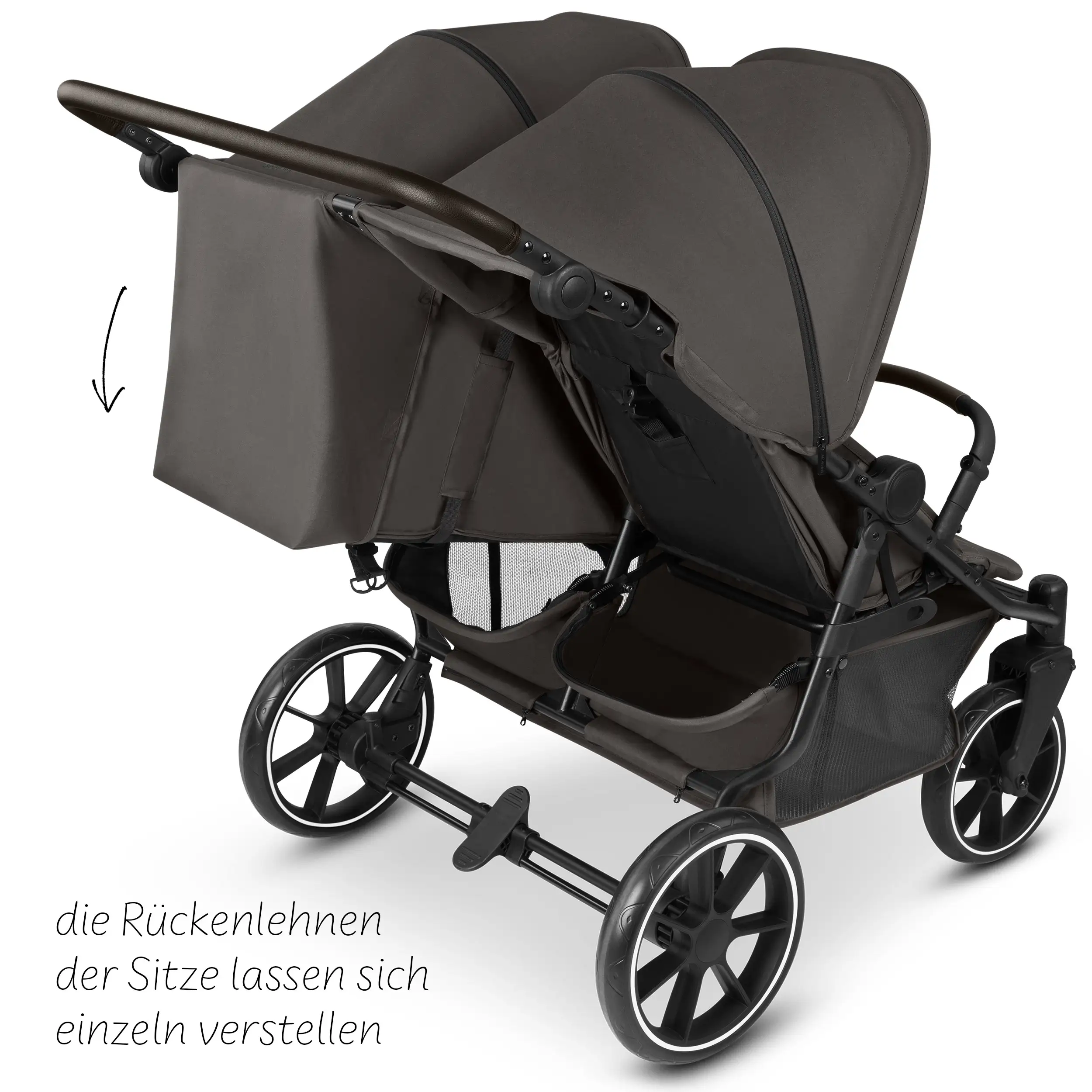 Bayamo Double Strollers - Nut