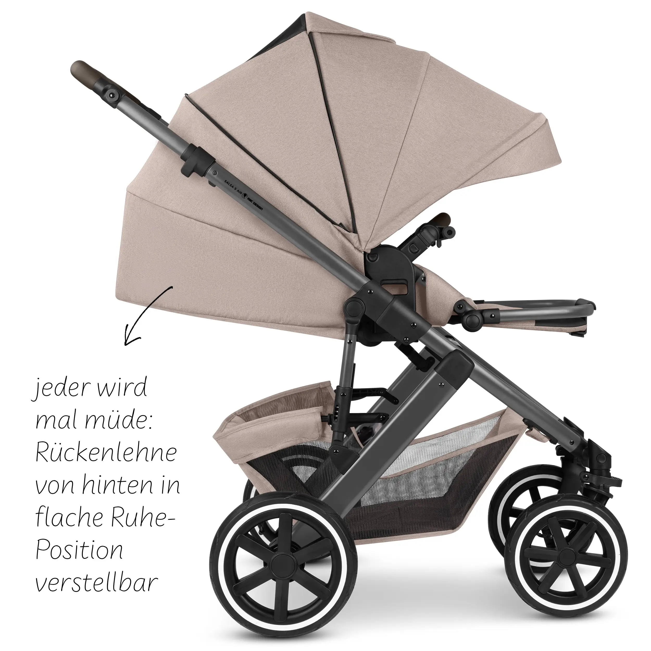 3in1 Stroller-Set Salsa 5 Air - Camel