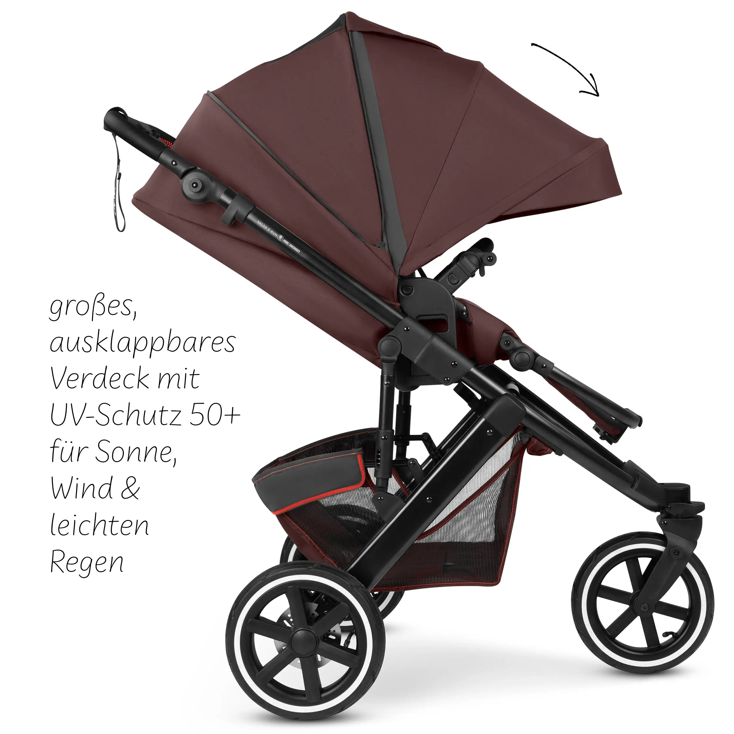 2in1 Stroller Salsa 5 Run - Umbra