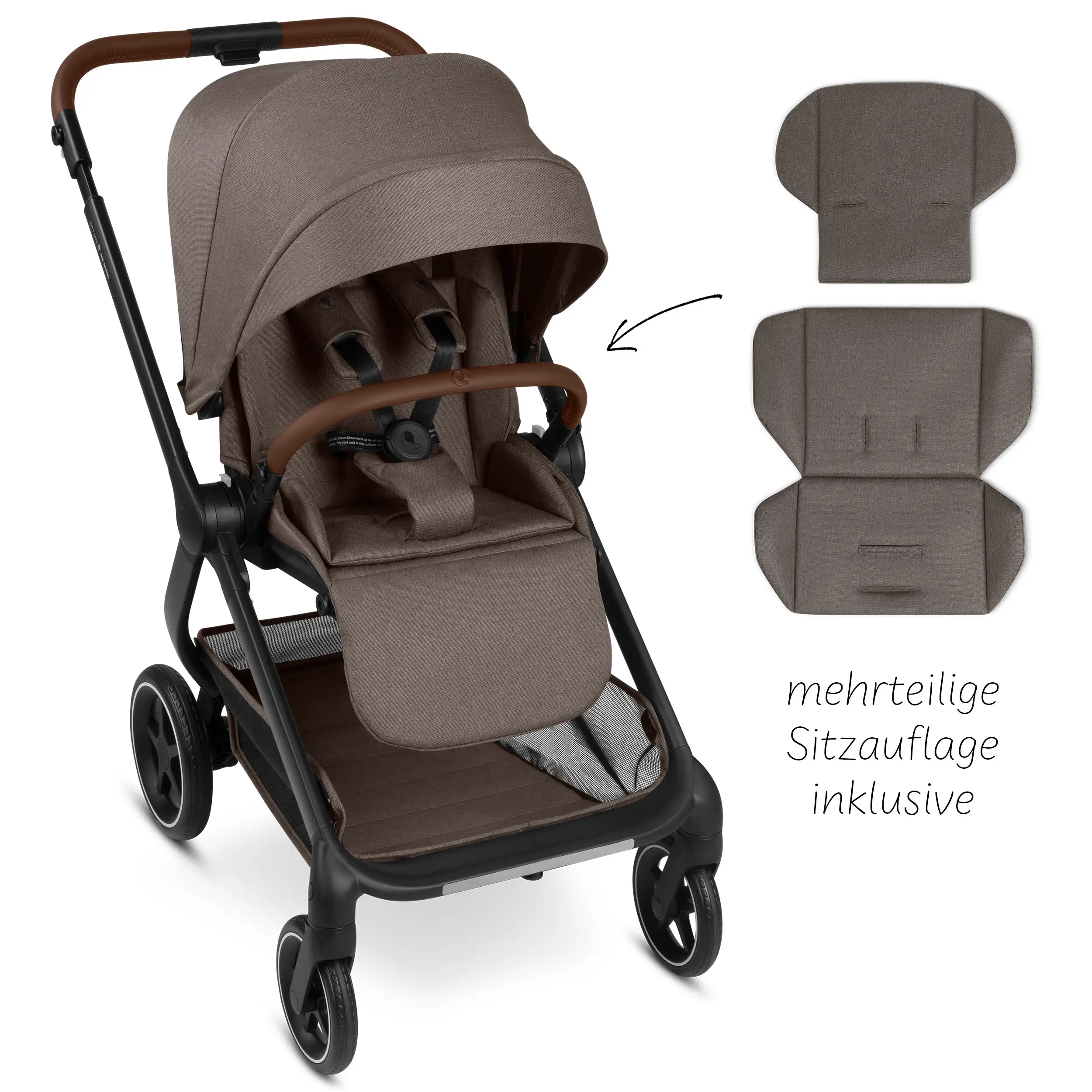 4-in-1 City Life Stroller Set incl. Isofix Base - Nature