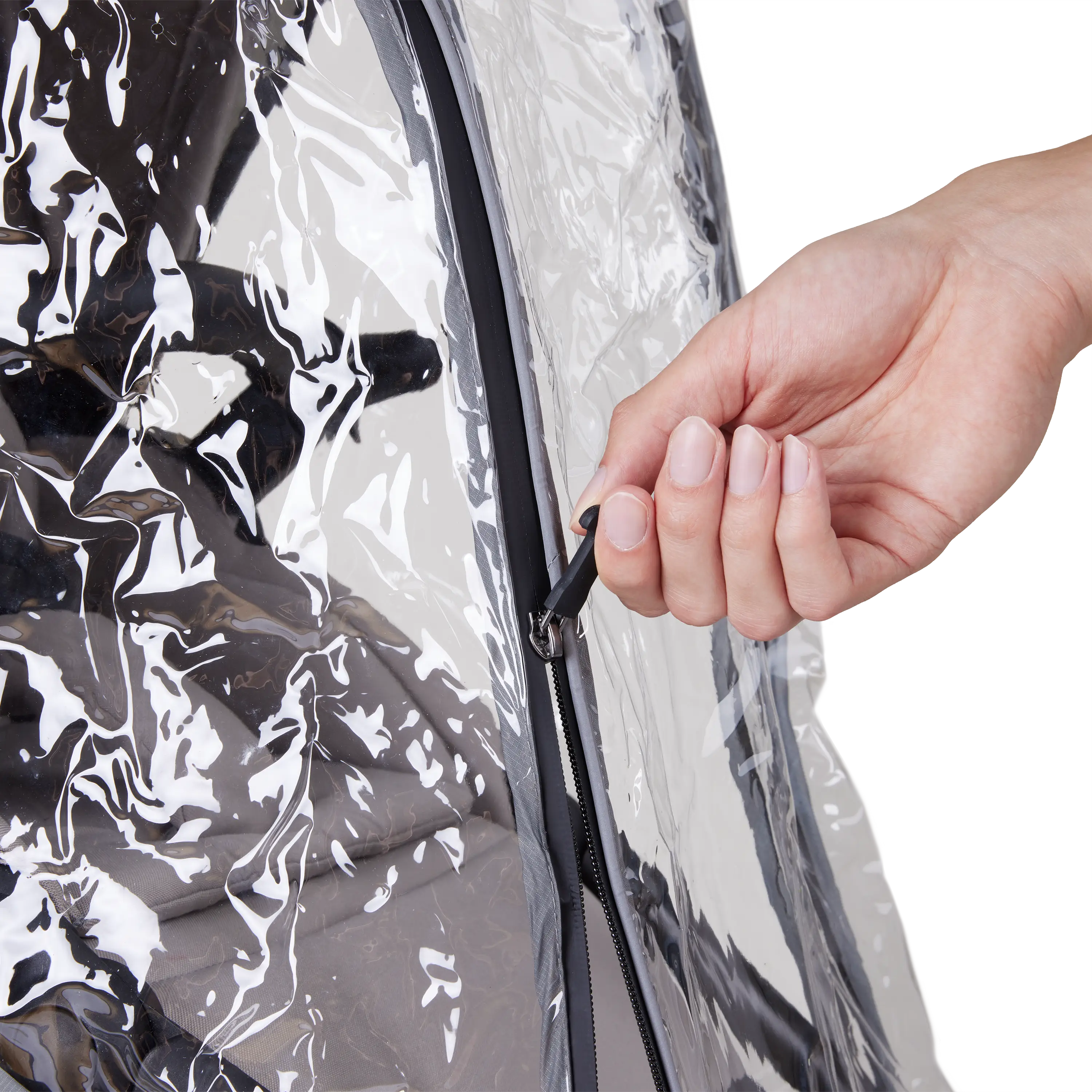 Easy entry and exit: opening front