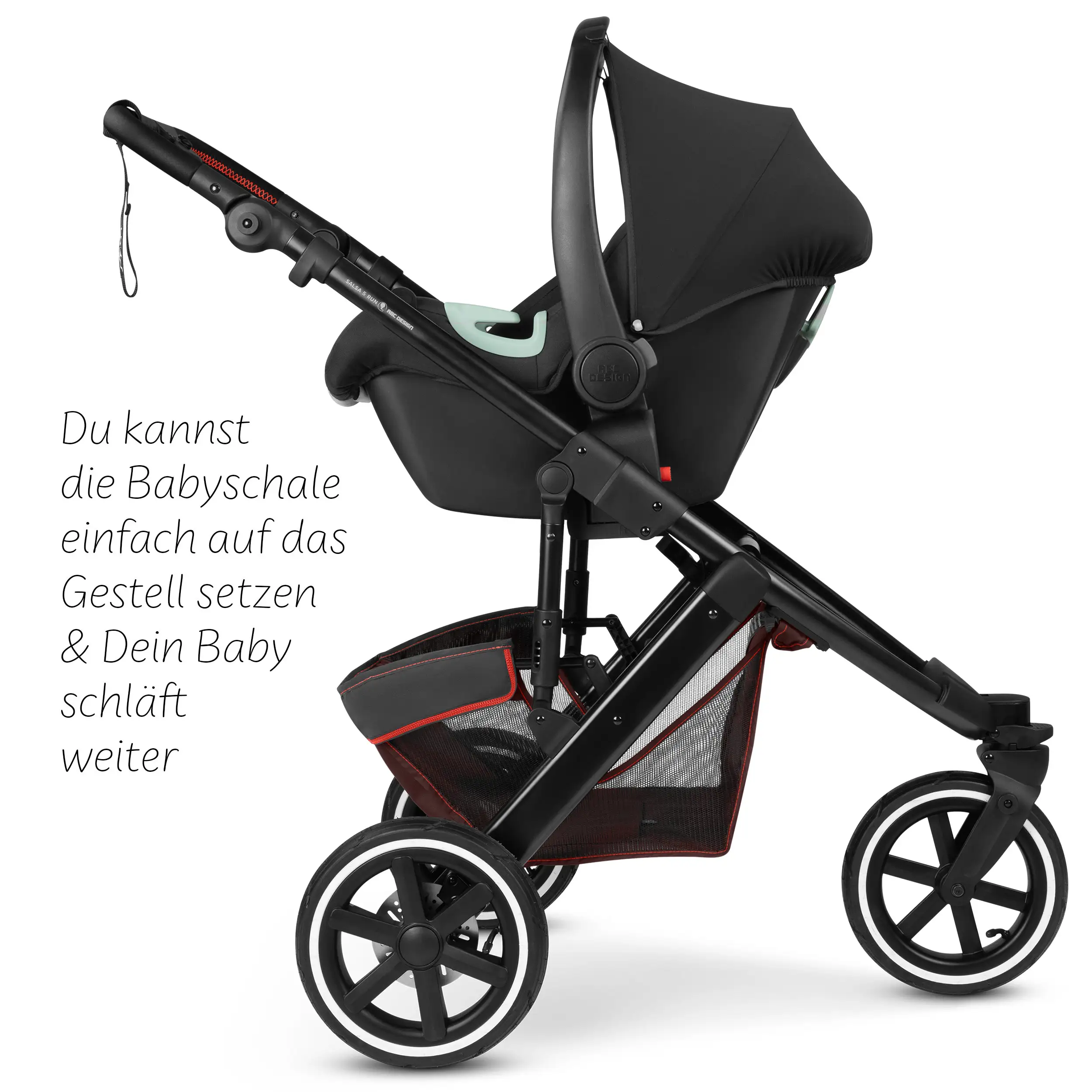 3in1 Stroller-Set Salsa 5 Run - Umbra