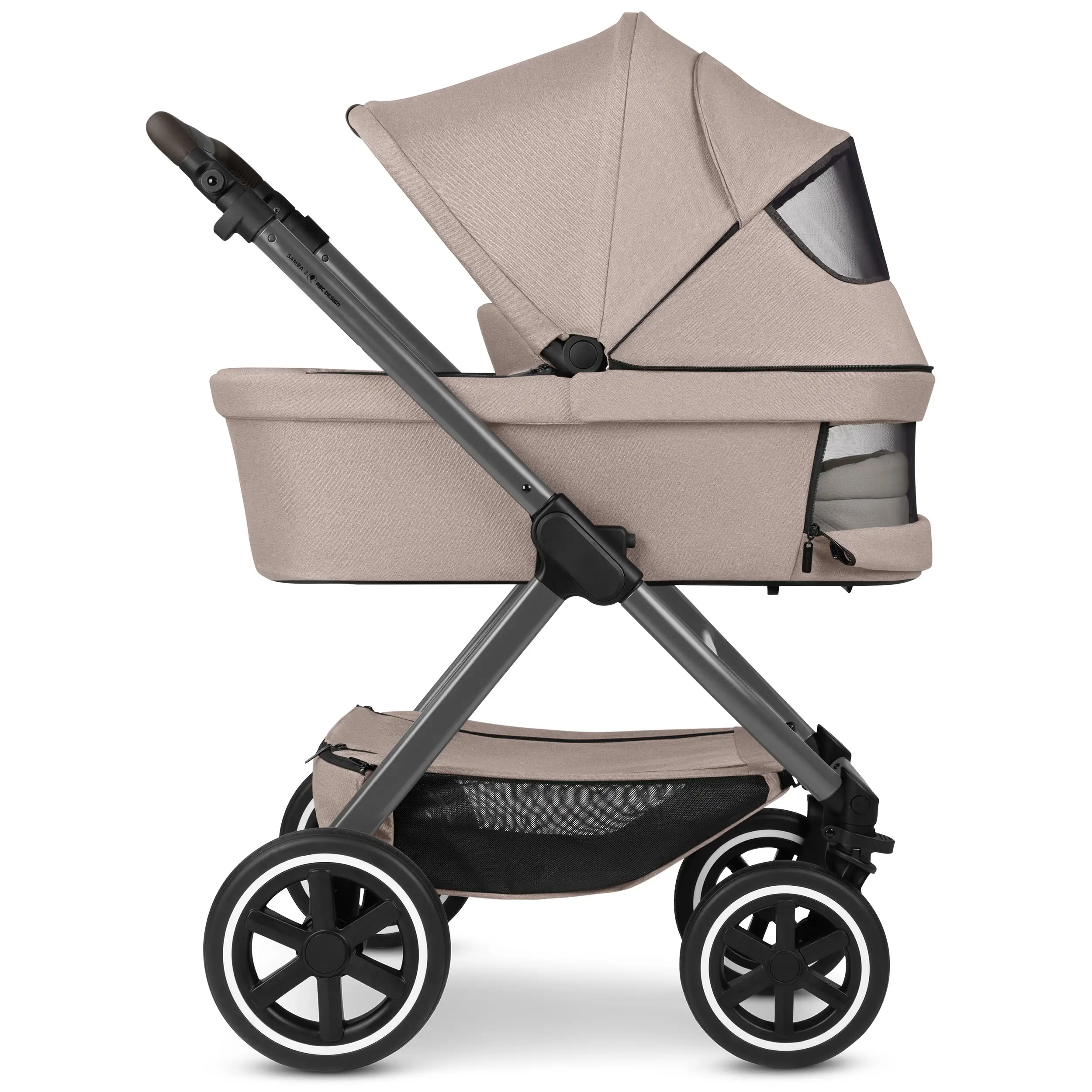 4in1 Stroller Set Samba 2 incl. Isofix Base - Camel