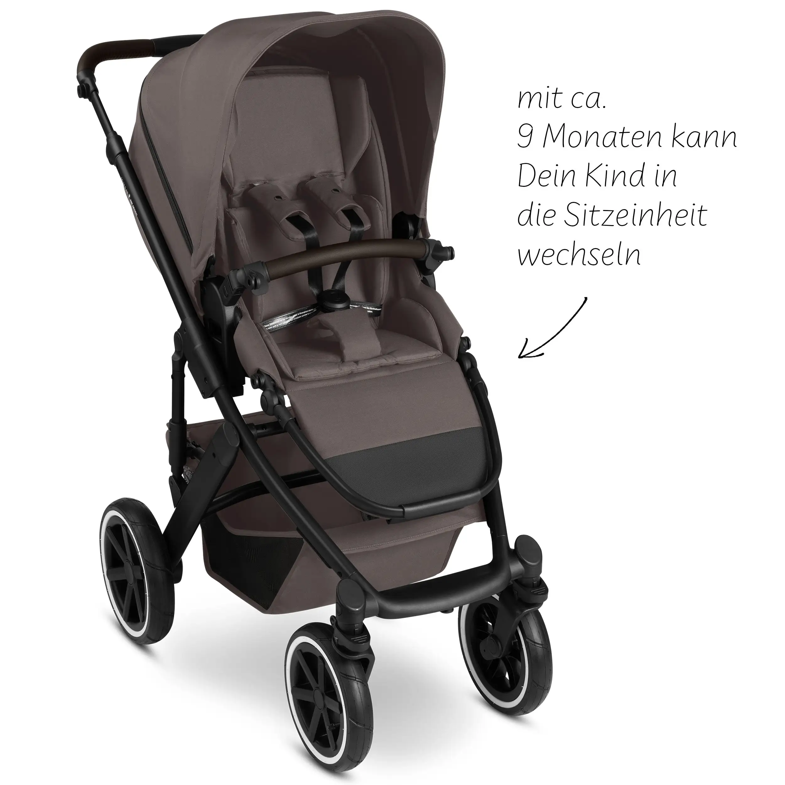 3in1 Stroller set Salsa 5 Air - Marron