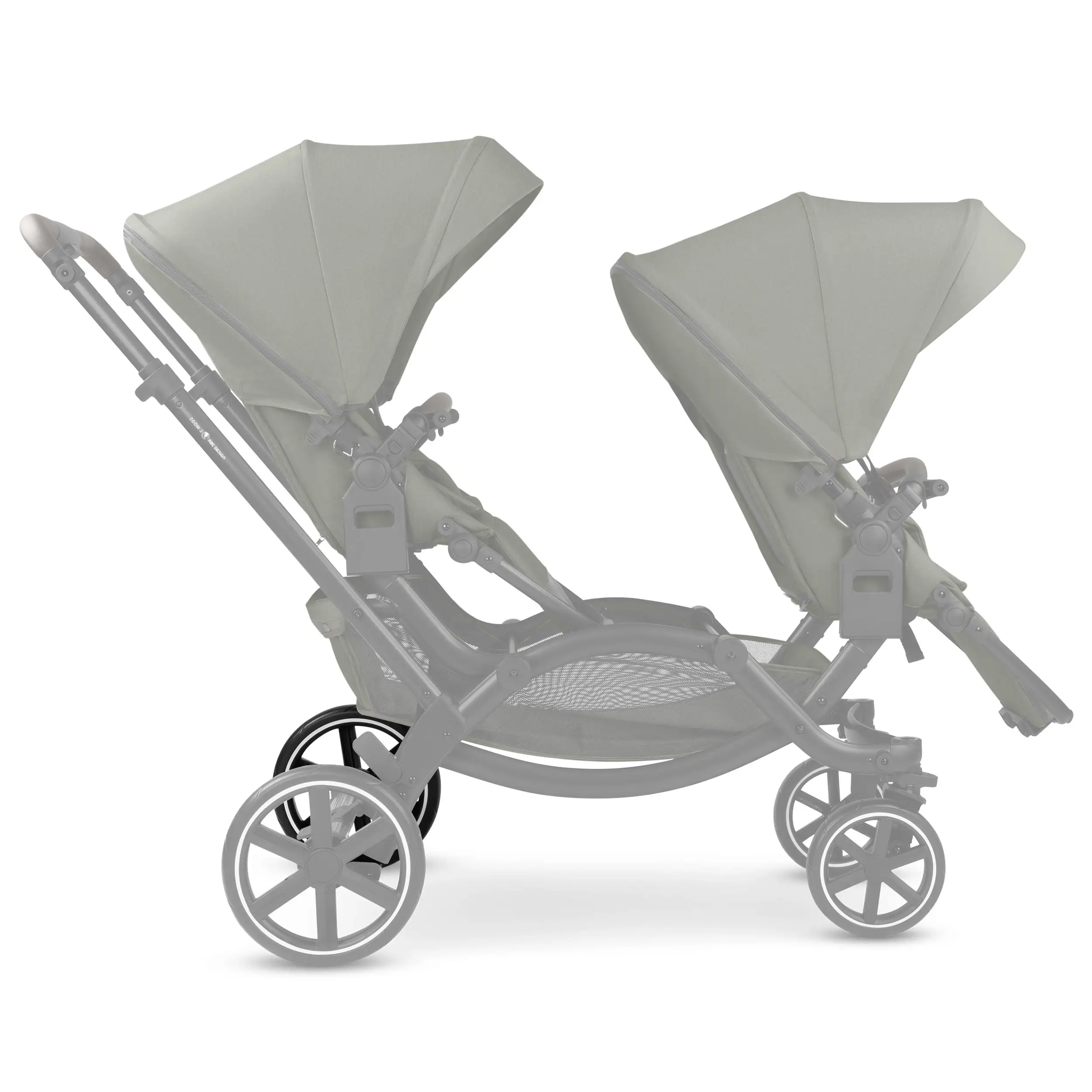 Rear wheel for Salsa 4 / Zoom / Zoom 2 - EVA Black / White Wall